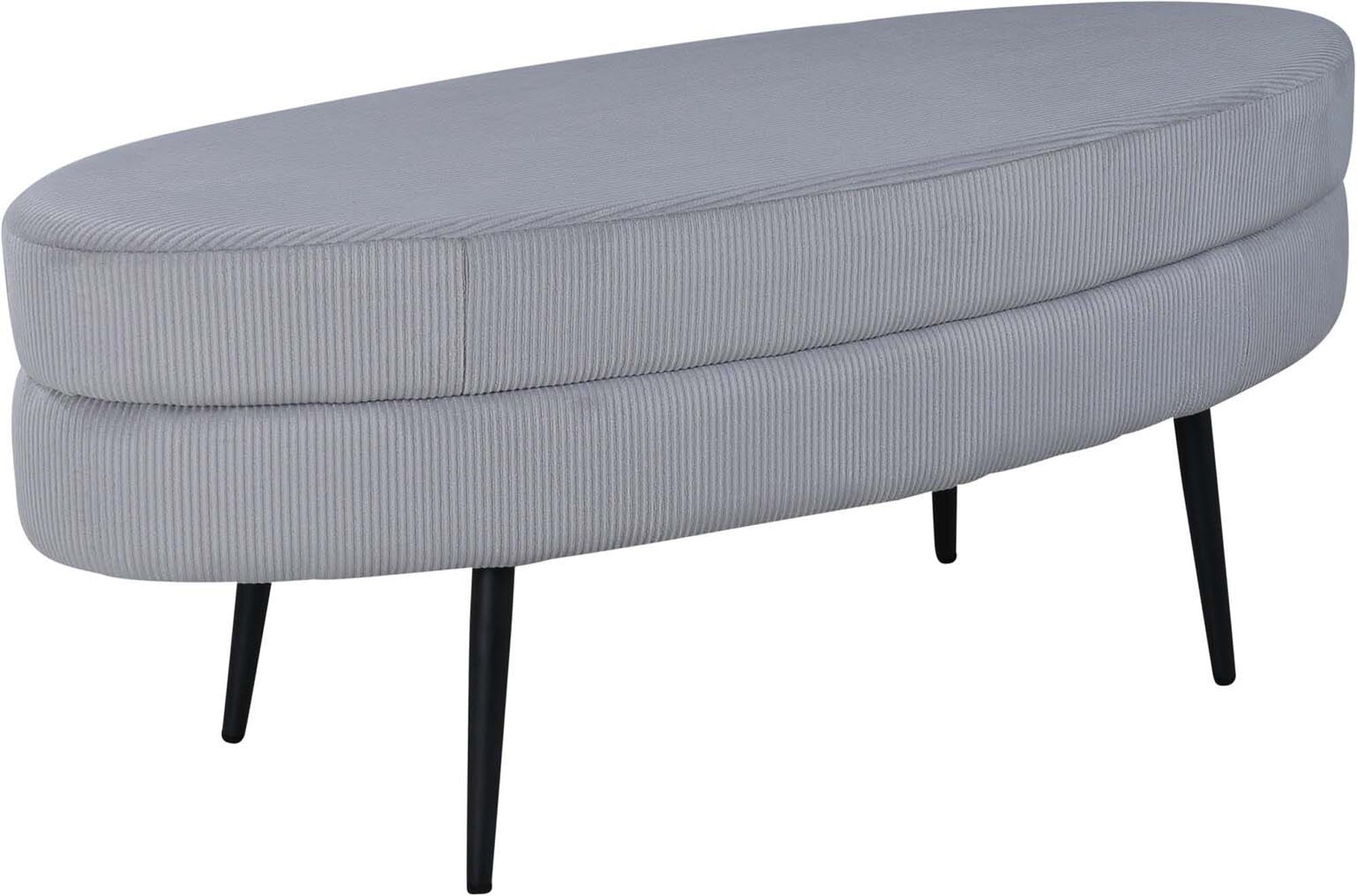 Otto Ottoman / Pouf in Grau präsentiert im Onlineshop von KAQTU Design AG. Ottoman ist von Venture Home