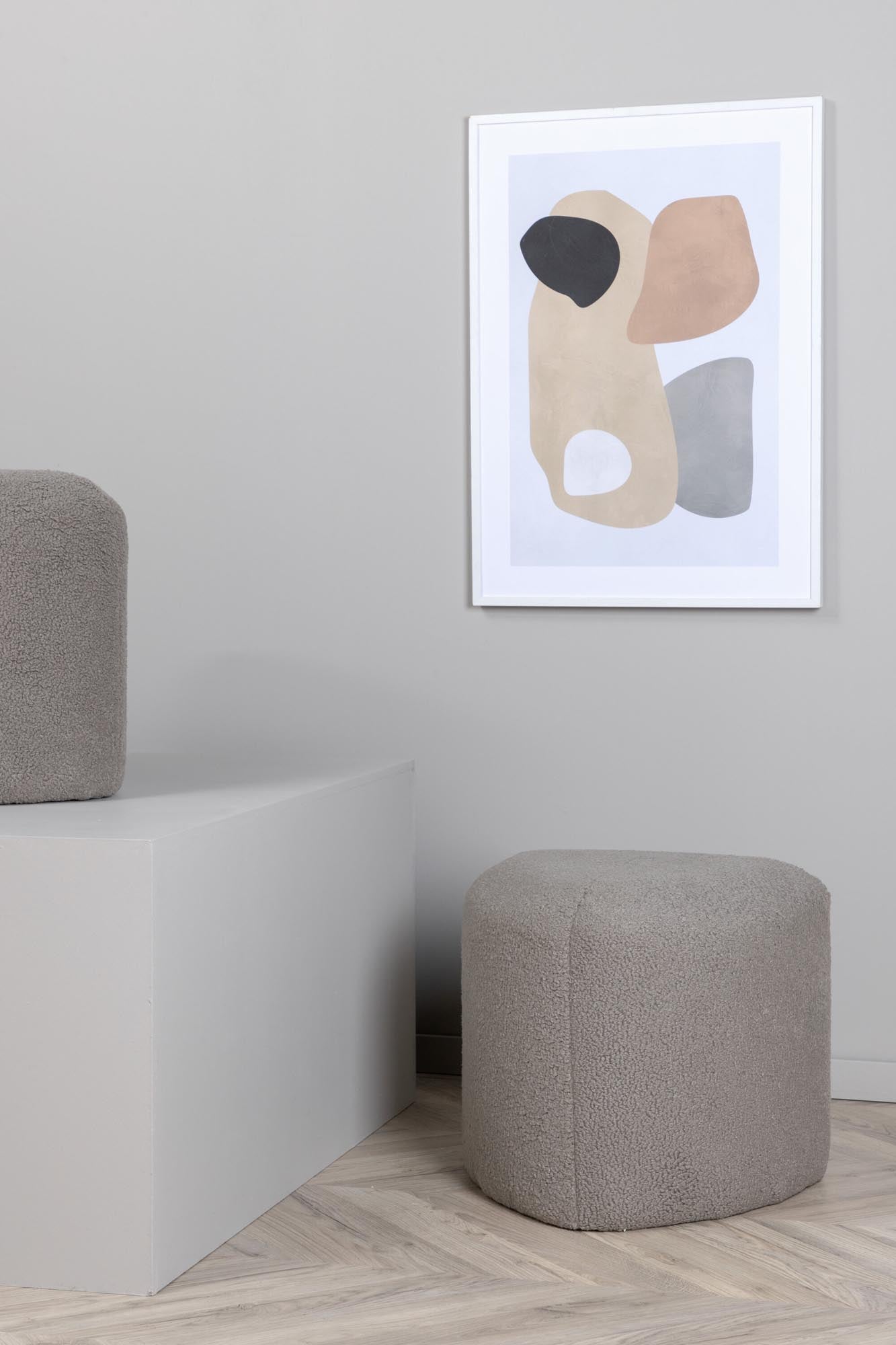 Peg Ottoman / Pouf in Grau präsentiert im Onlineshop von KAQTU Design AG. Pouf ist von Venture Home