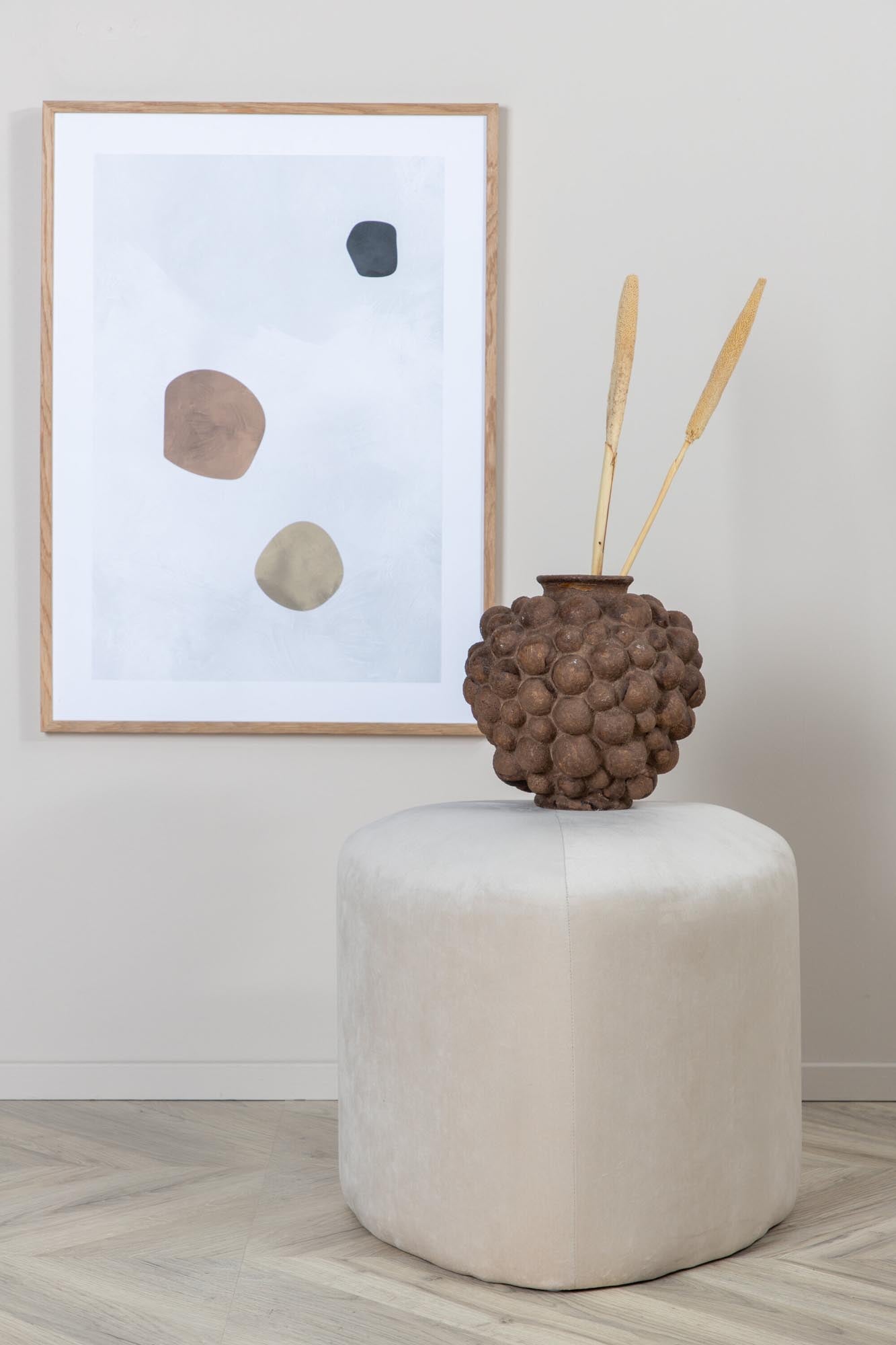 Peg Ottoman / Pouf in Weiss präsentiert im Onlineshop von KAQTU Design AG. Pouf ist von Venture Home