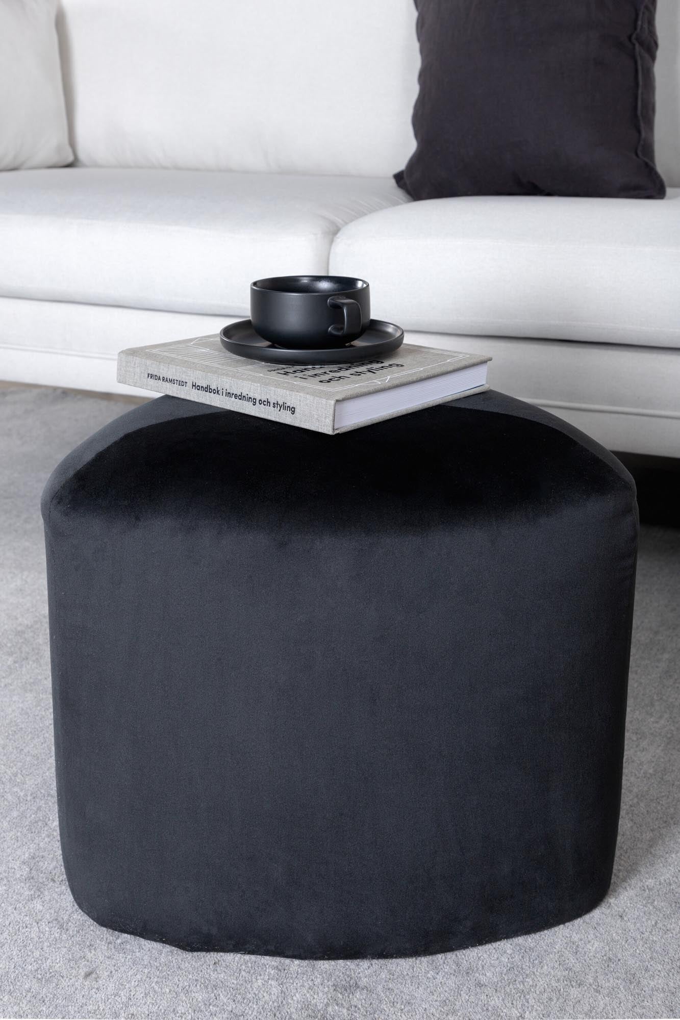 Peg Ottoman / Pouf in Schwarz präsentiert im Onlineshop von KAQTU Design AG. Pouf ist von Venture Home
