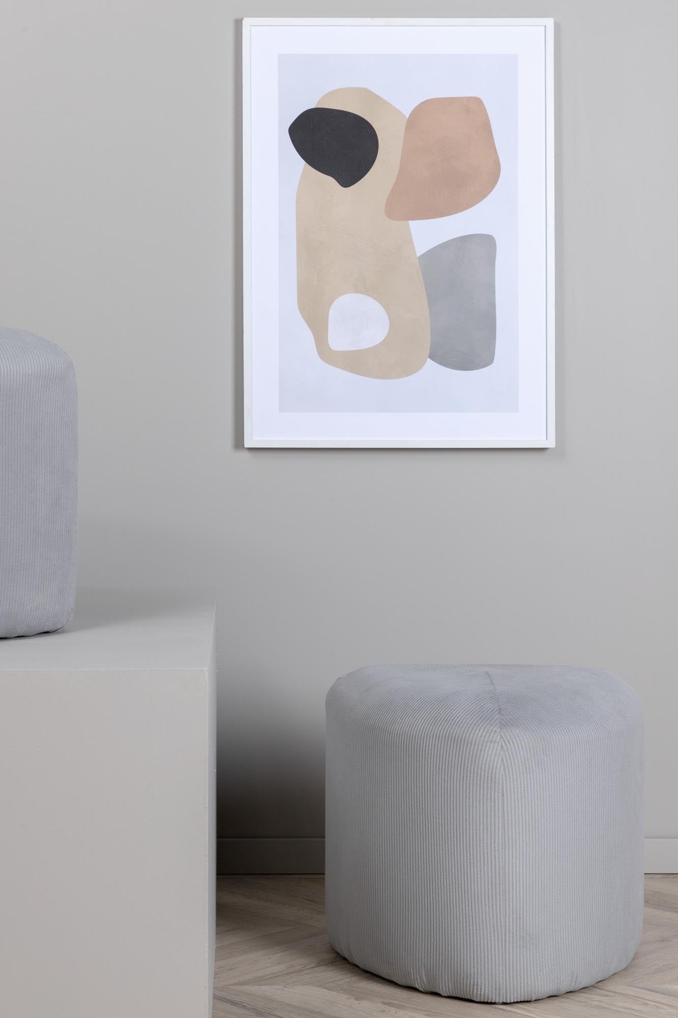 Peg Ottoman / Pouf in Grau präsentiert im Onlineshop von KAQTU Design AG. Pouf ist von Venture Home