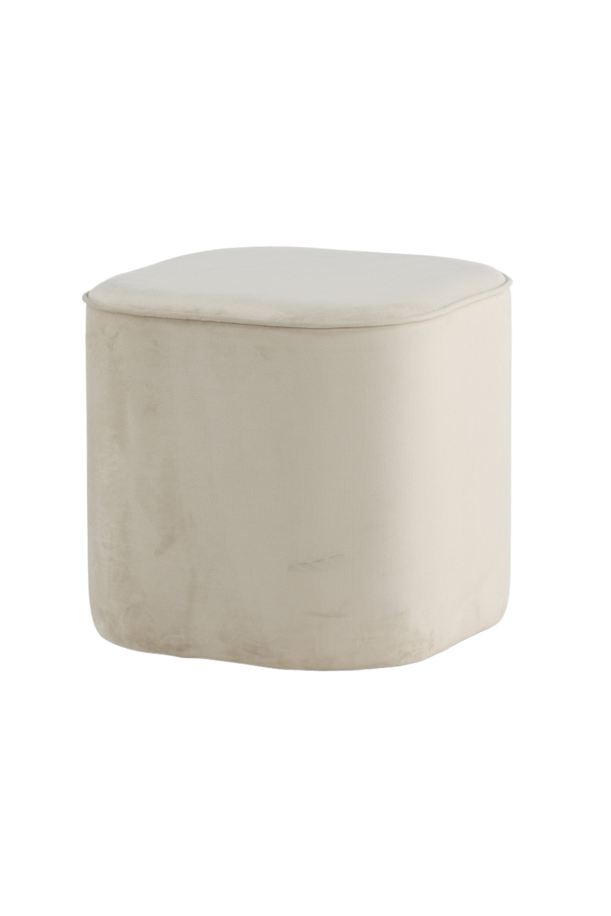 Piff Ottoman / Pouf in Weiss präsentiert im Onlineshop von KAQTU Design AG. Pouf ist von Venture Home