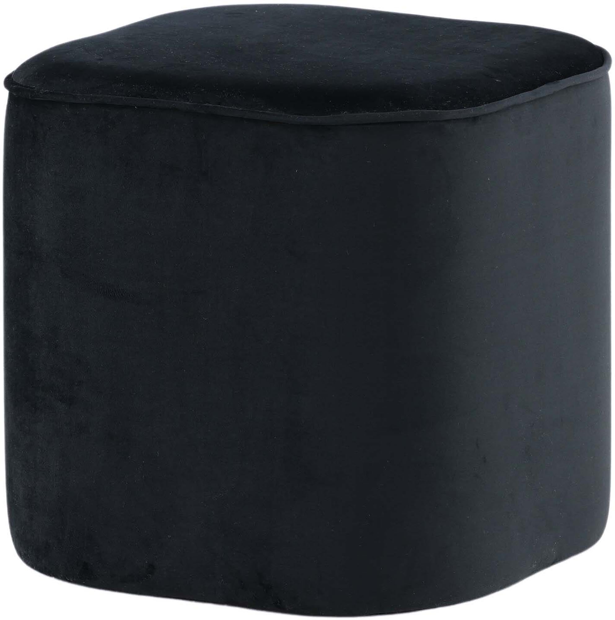 Piff Ottoman / Pouf in Schwarz präsentiert im Onlineshop von KAQTU Design AG. Pouf ist von Venture Home