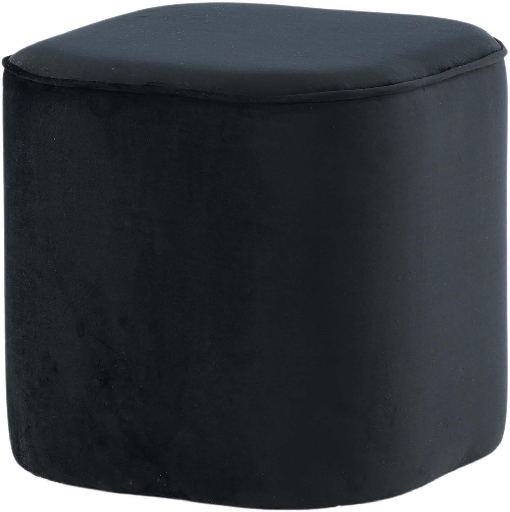Piff Ottoman / Pouf in Schwarz präsentiert im Onlineshop von KAQTU Design AG. Pouf ist von Venture Home