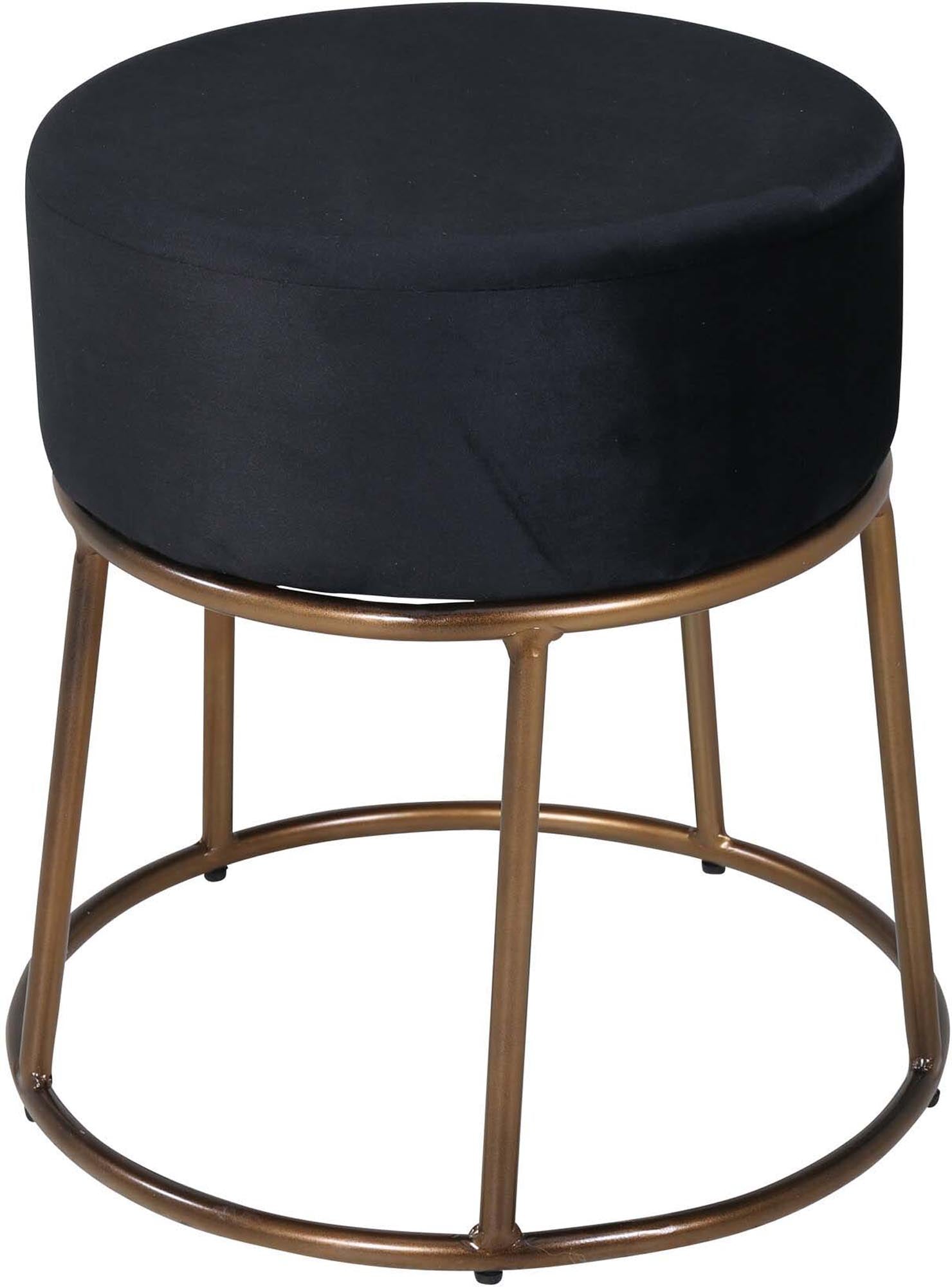 Petra Ottoman / Pouf in Schwarz / Kupfer präsentiert im Onlineshop von KAQTU Design AG. Pouf ist von Venture Home