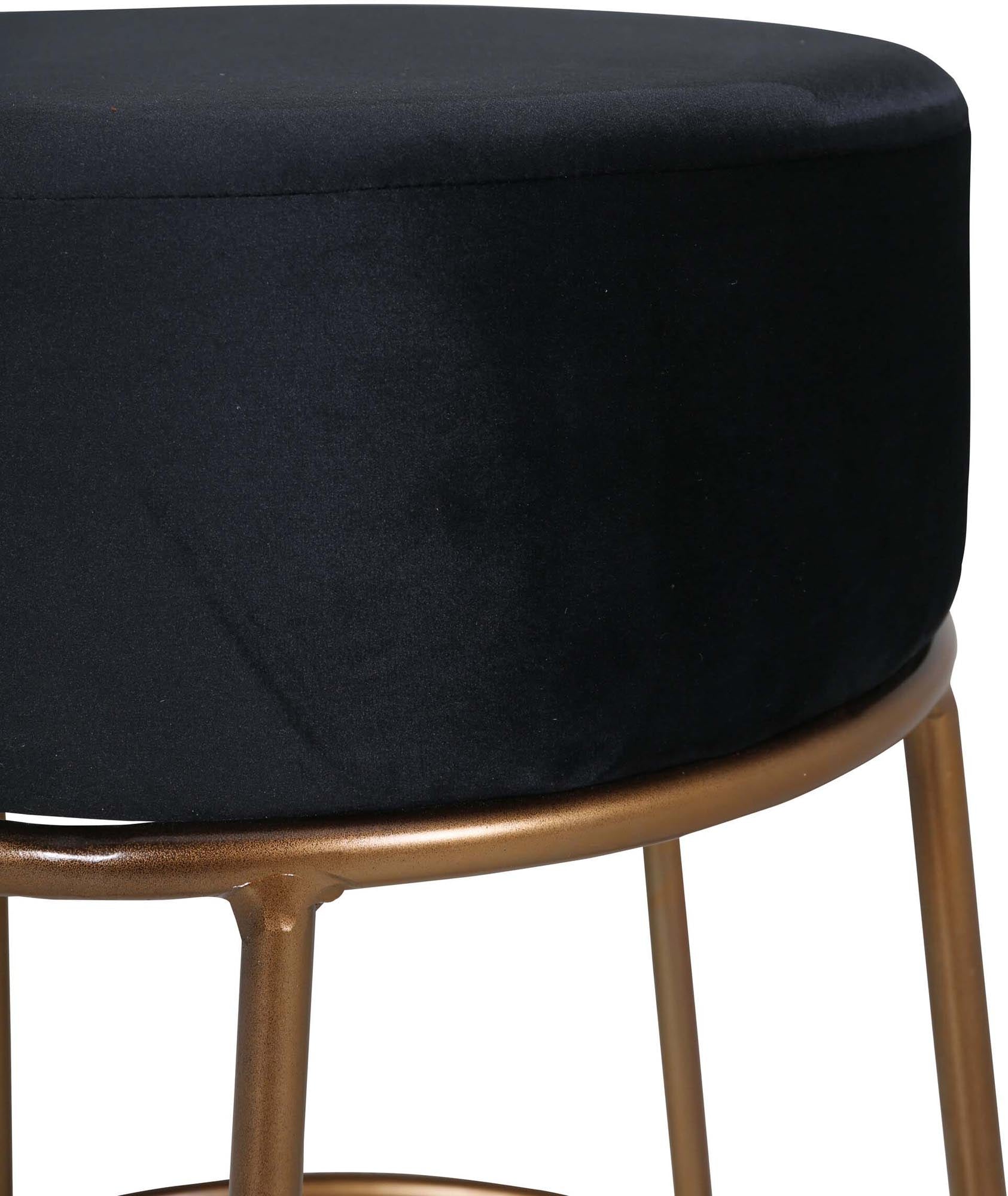 Petra Ottoman / Pouf in Schwarz / Kupfer präsentiert im Onlineshop von KAQTU Design AG. Pouf ist von Venture Home
