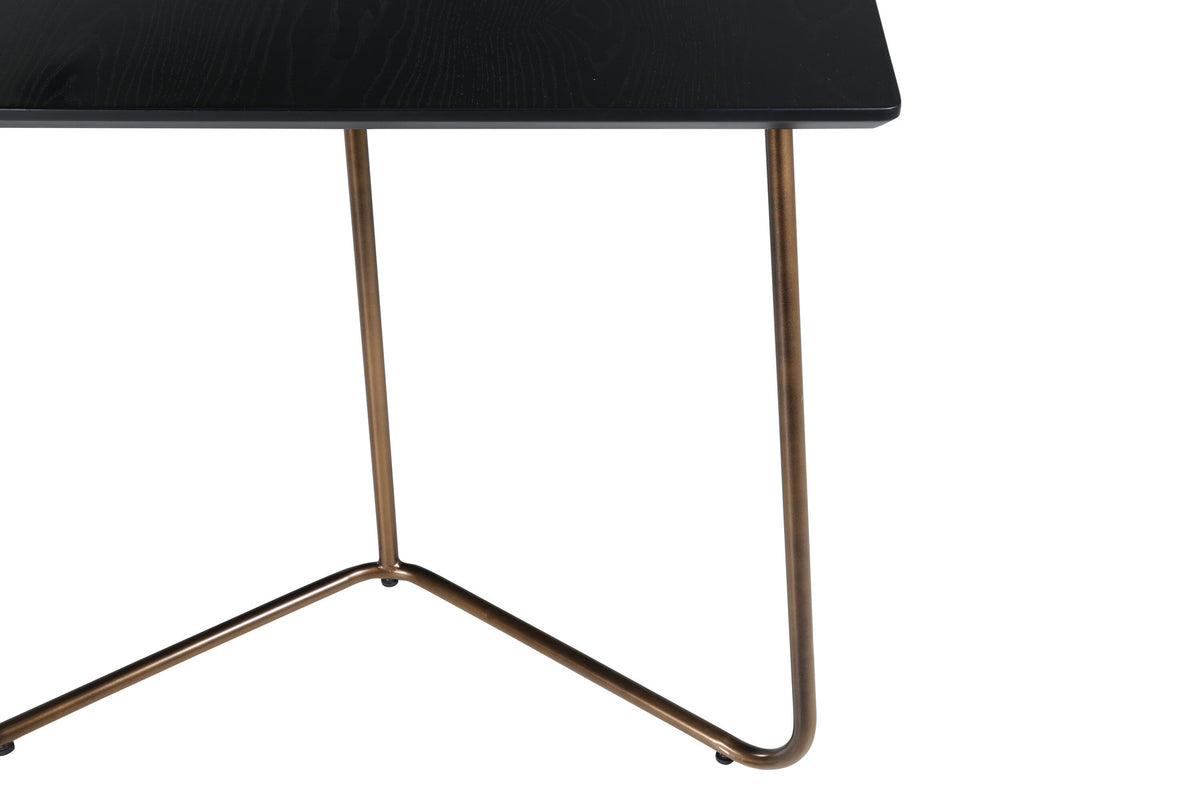 Petra Tisch in Schwarz / Kupfer präsentiert im Onlineshop von KAQTU Design AG. Esstisch ist von Venture Home