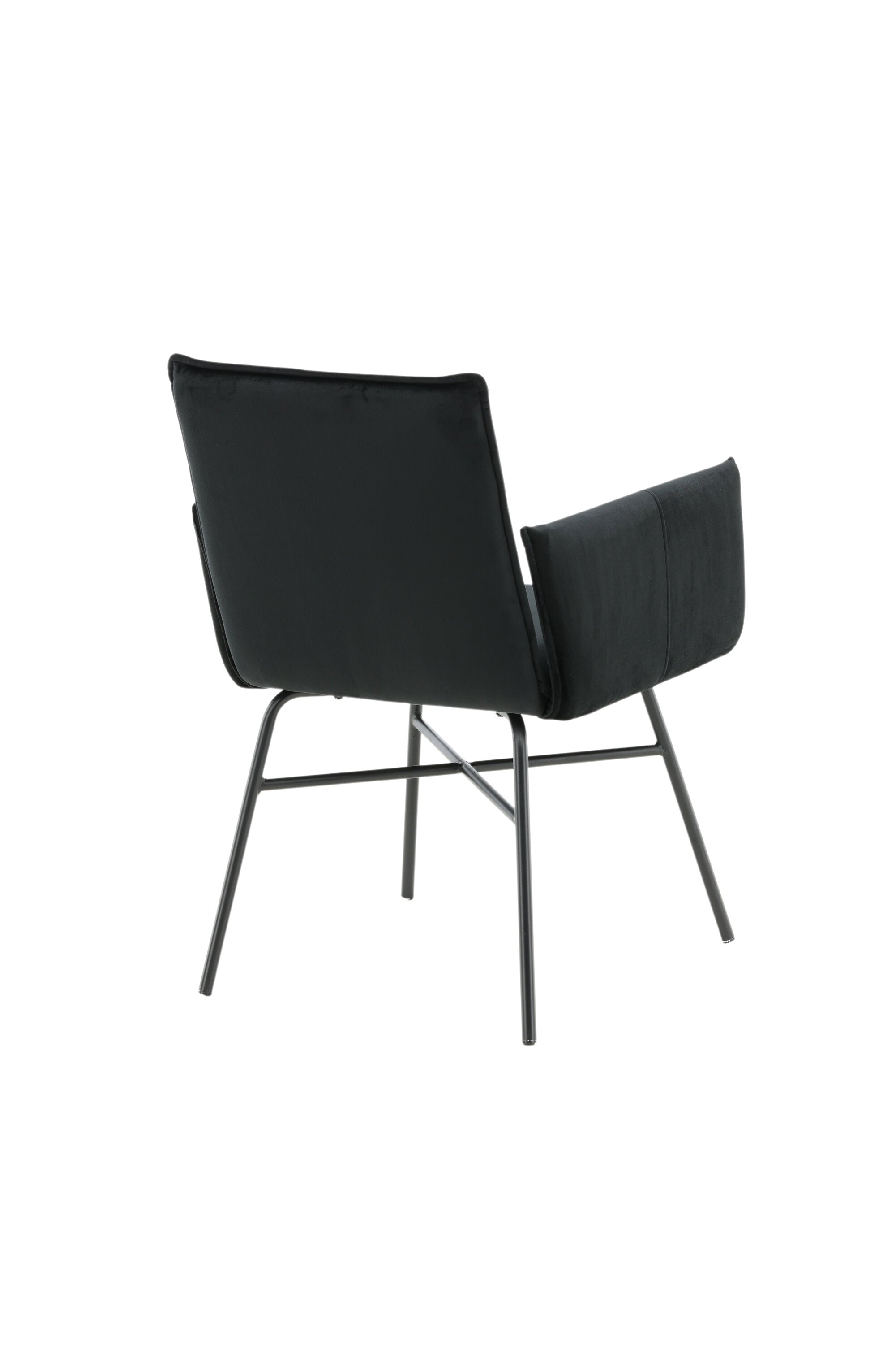 Petra Stuhl in Schwarz präsentiert im Onlineshop von KAQTU Design AG. Stuhl mit Armlehne ist von Venture Home