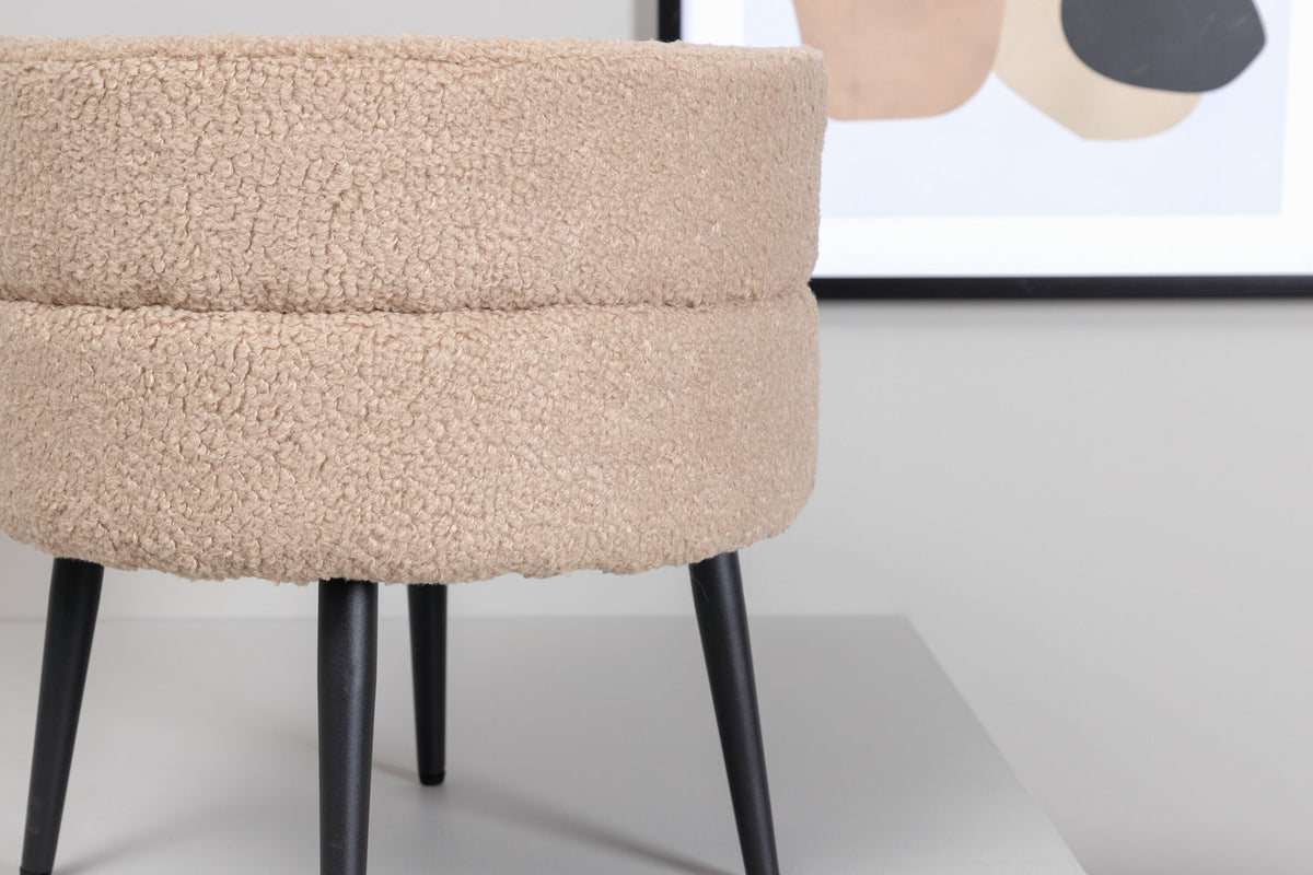 Pot Ottoman / Pouf in Beige präsentiert im Onlineshop von KAQTU Design AG. Pouf ist von Venture Home