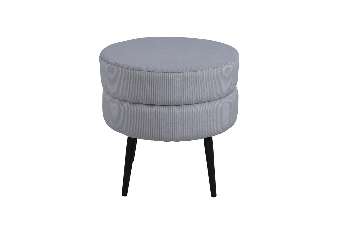Pot Ottoman / Pouf in Grau präsentiert im Onlineshop von KAQTU Design AG. Pouf ist von Venture Home