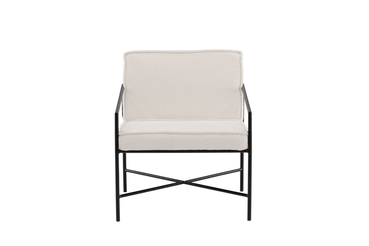 Rakel Sessel in Cremefarben präsentiert im Onlineshop von KAQTU Design AG. Sessel mit Armlehnen ist von Venture Home