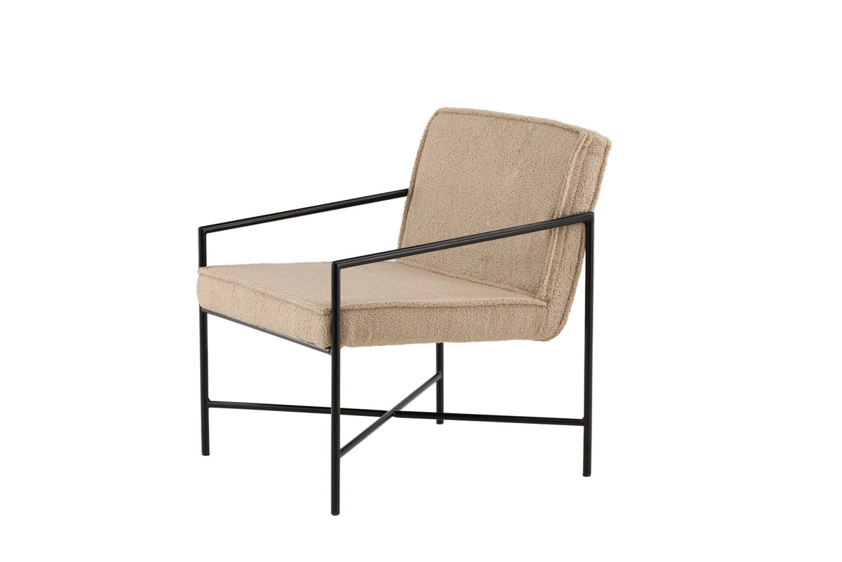 Rakel Sessel in Beige präsentiert im Onlineshop von KAQTU Design AG. Sessel mit Armlehnen ist von Venture Home