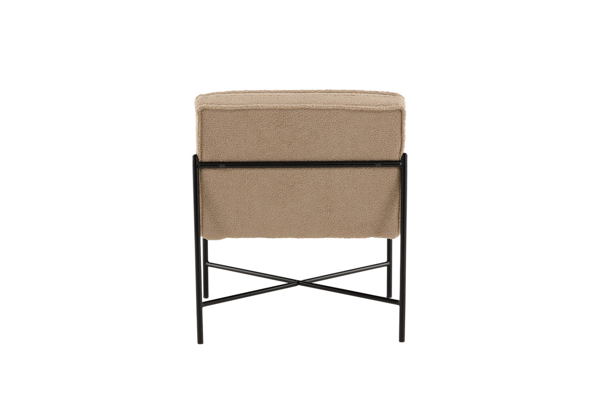 Rakel Sessel in Beige präsentiert im Onlineshop von KAQTU Design AG. Sessel mit Armlehnen ist von Venture Home