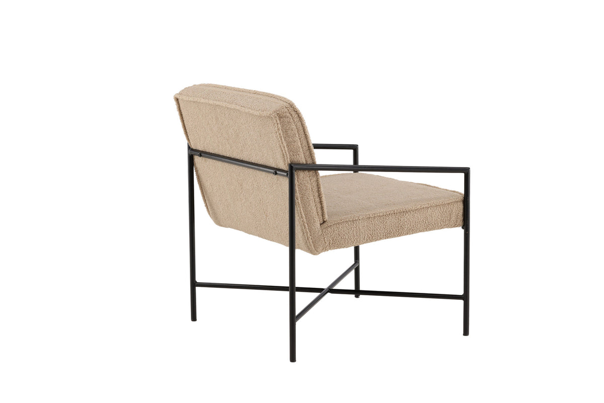 Rakel Sessel in Beige präsentiert im Onlineshop von KAQTU Design AG. Sessel mit Armlehnen ist von Venture Home