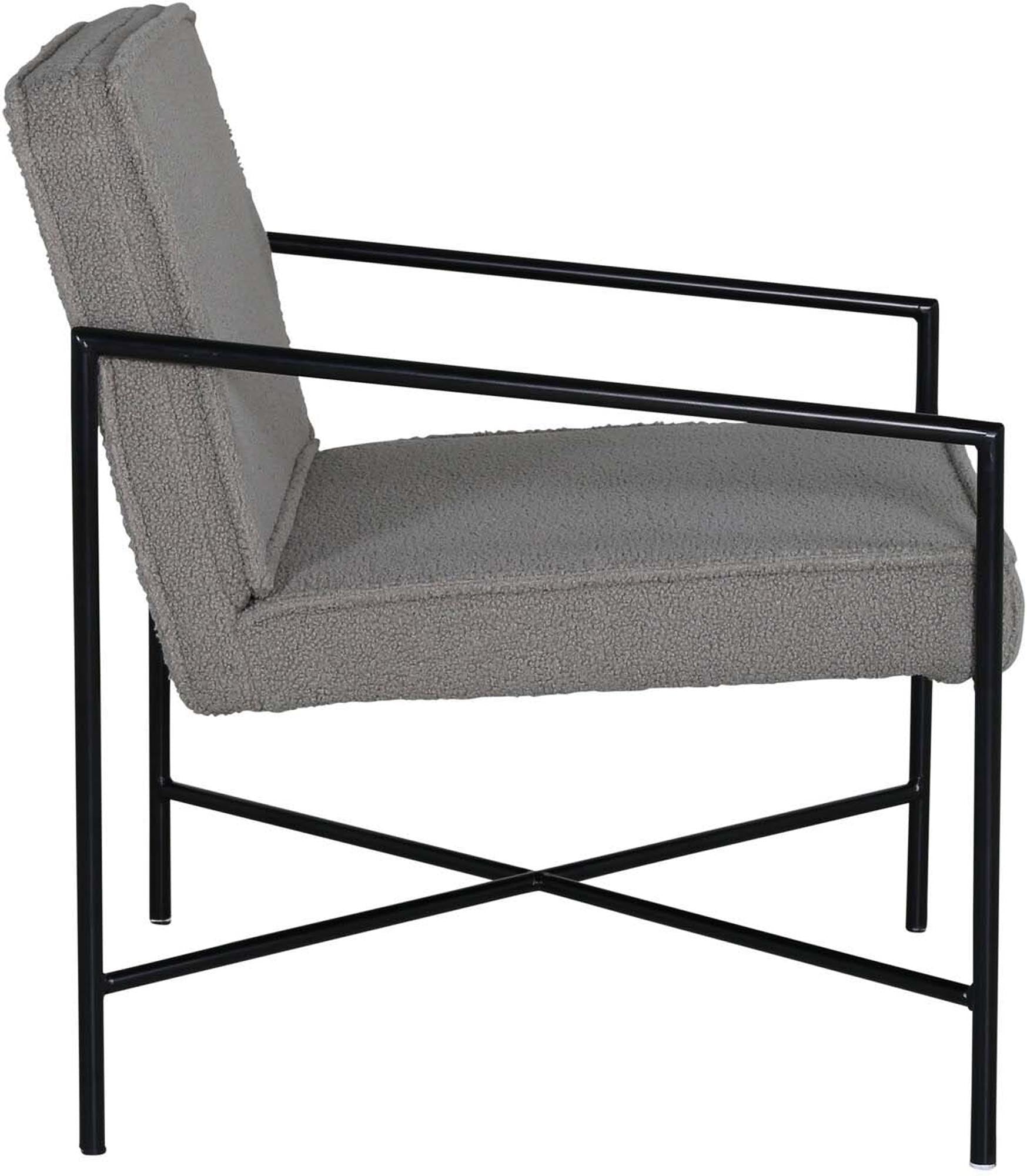 Rakel Sessel von Venture Home: Stilvolles Design und komfortabler Teddy-Stoff vereinen sich für einladende Entspannung in jedem Raum.