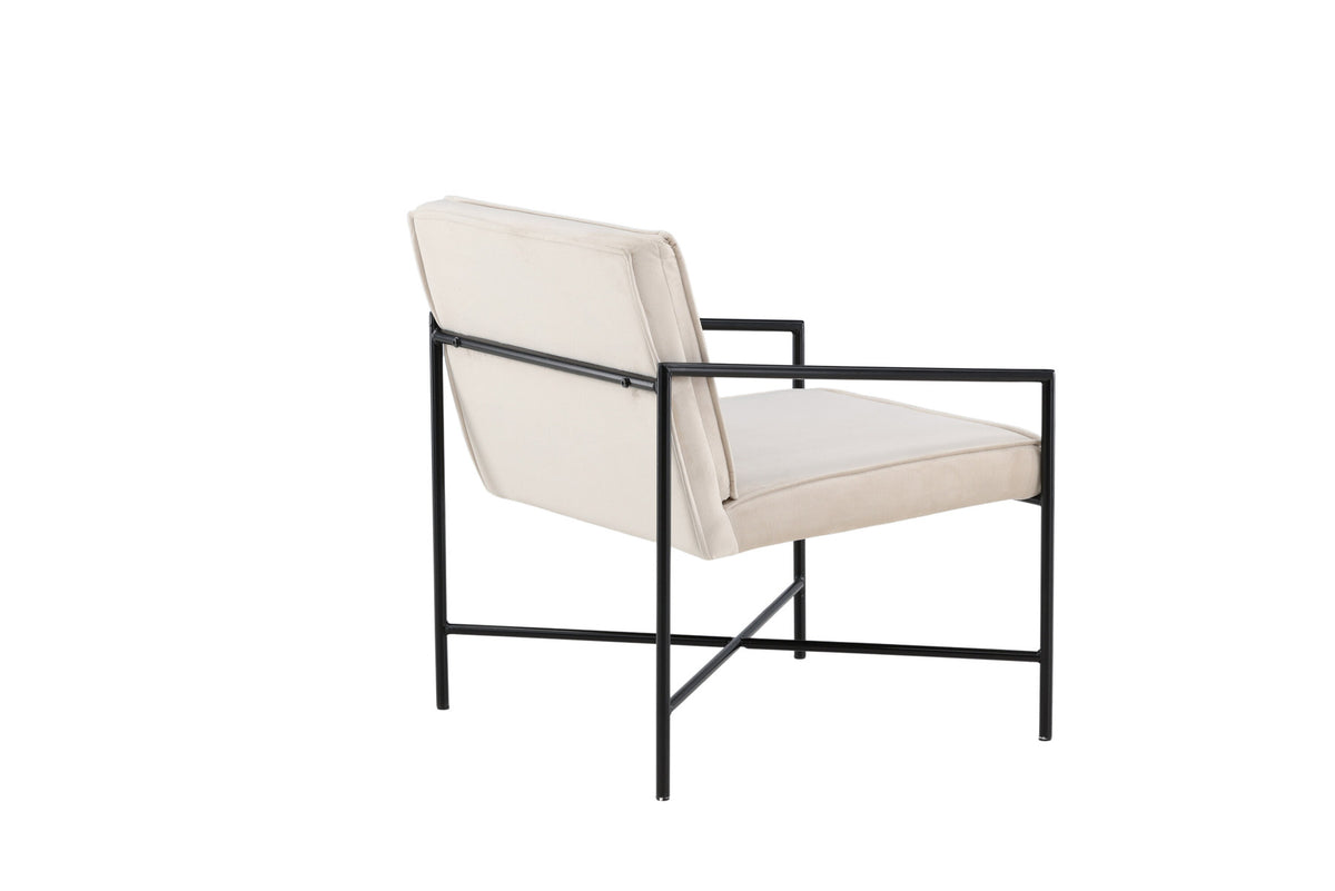 Rakel Sessel in Beige präsentiert im Onlineshop von KAQTU Design AG. Sessel mit Armlehnen ist von Venture Home