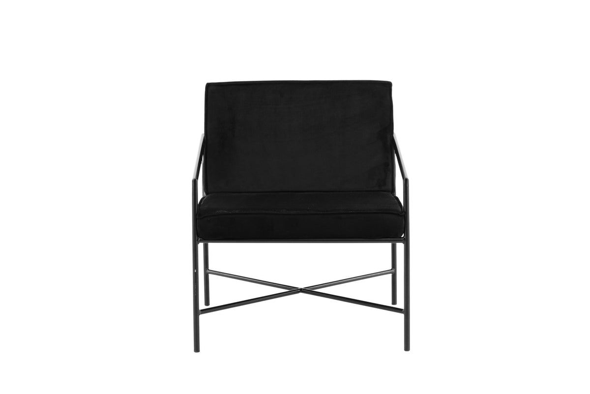 Rakel Sessel in Schwarz präsentiert im Onlineshop von KAQTU Design AG. Sessel mit Armlehnen ist von Venture Home