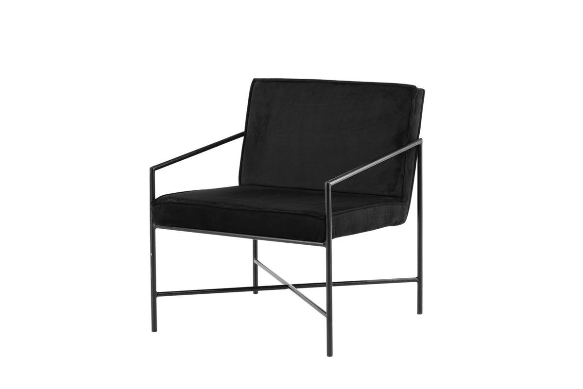 Rakel Sessel in Schwarz präsentiert im Onlineshop von KAQTU Design AG. Sessel mit Armlehnen ist von Venture Home