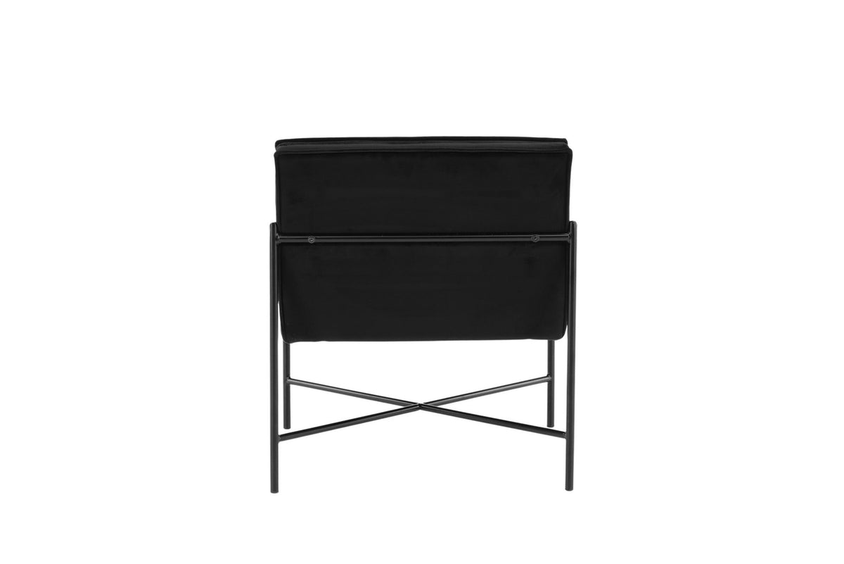 Rakel Sessel in Schwarz präsentiert im Onlineshop von KAQTU Design AG. Sessel mit Armlehnen ist von Venture Home