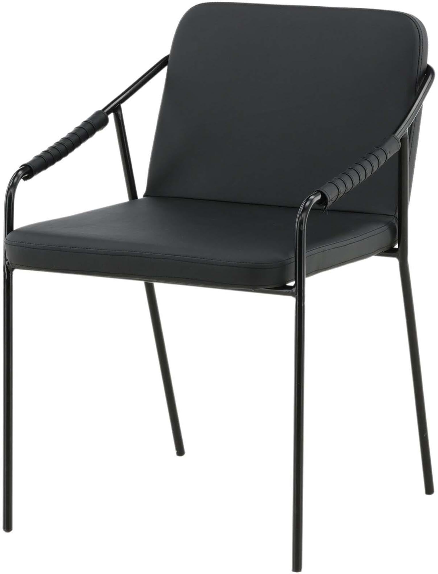 Erleben Sie den Twist Stuhl von Venture Home – ein stilvolles, schwarzes Möbelstück, das Komfort und Langlebigkeit für Ihr Zuhause bietet.