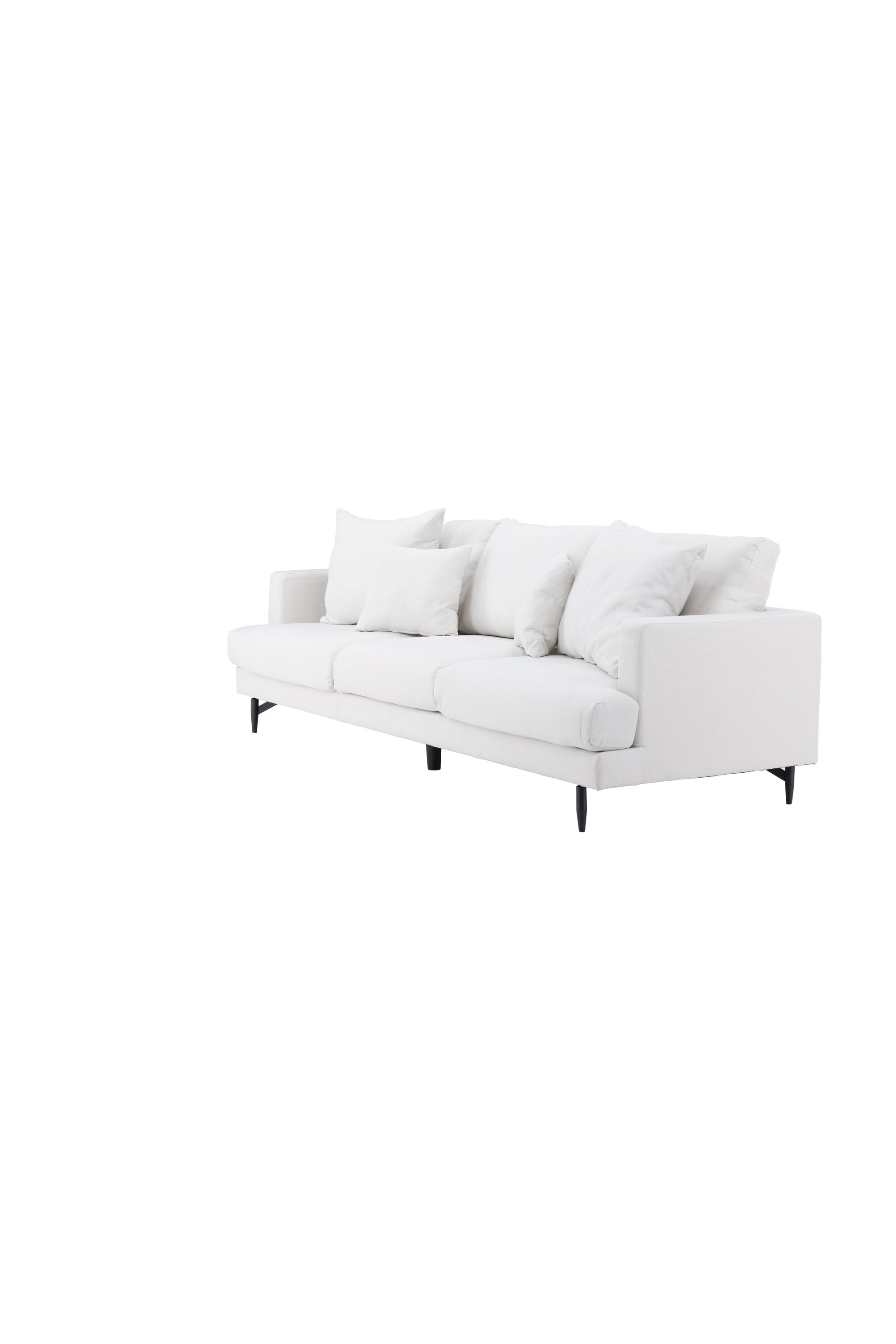 Sofia 3-Seat Sofa in Beige/Schwarz präsentiert im Onlineshop von KAQTU Design AG. 3er Sofa ist von Venture Home