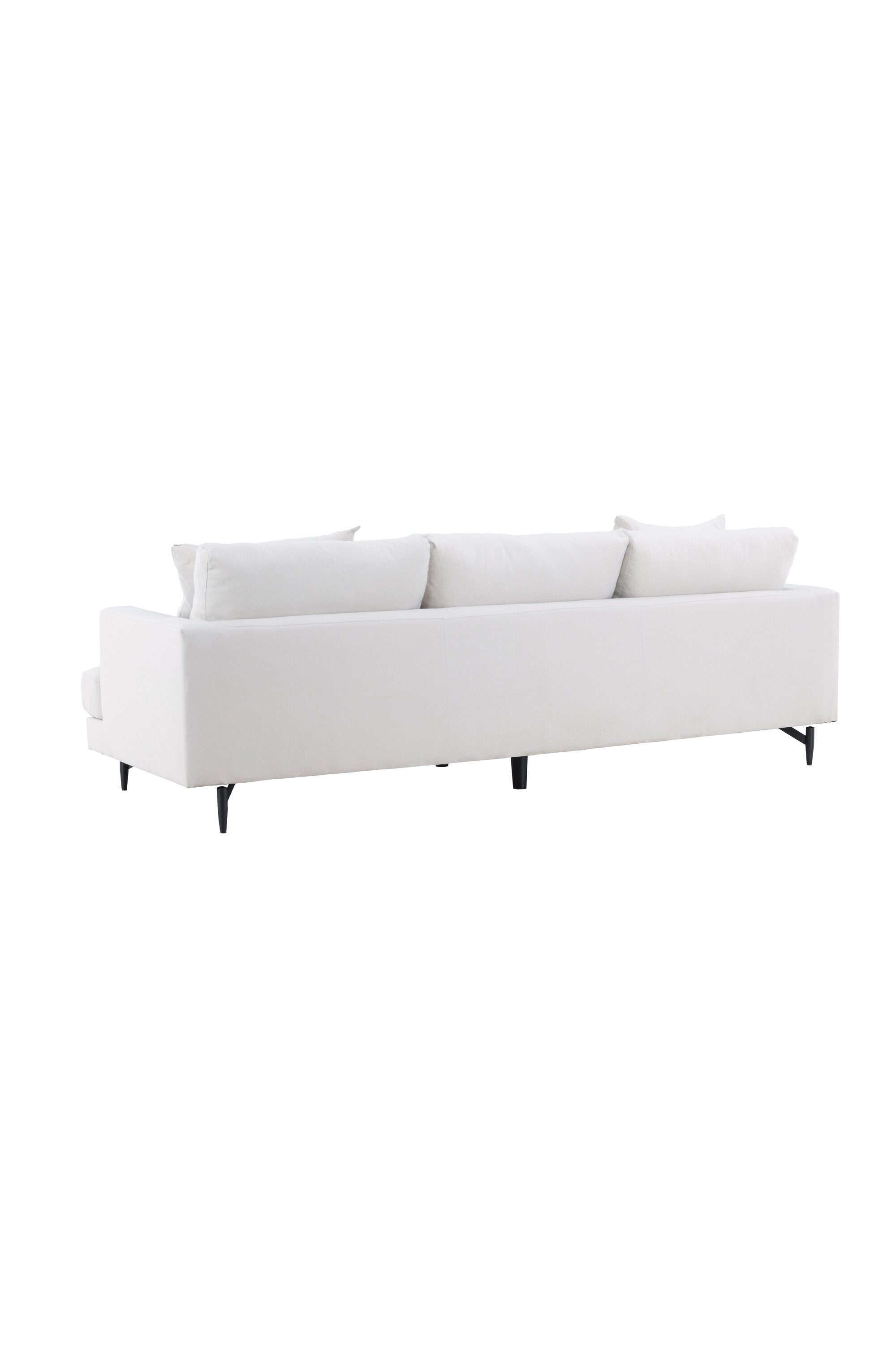 Sofia 3-Seat Sofa in Beige/Schwarz präsentiert im Onlineshop von KAQTU Design AG. 3er Sofa ist von Venture Home