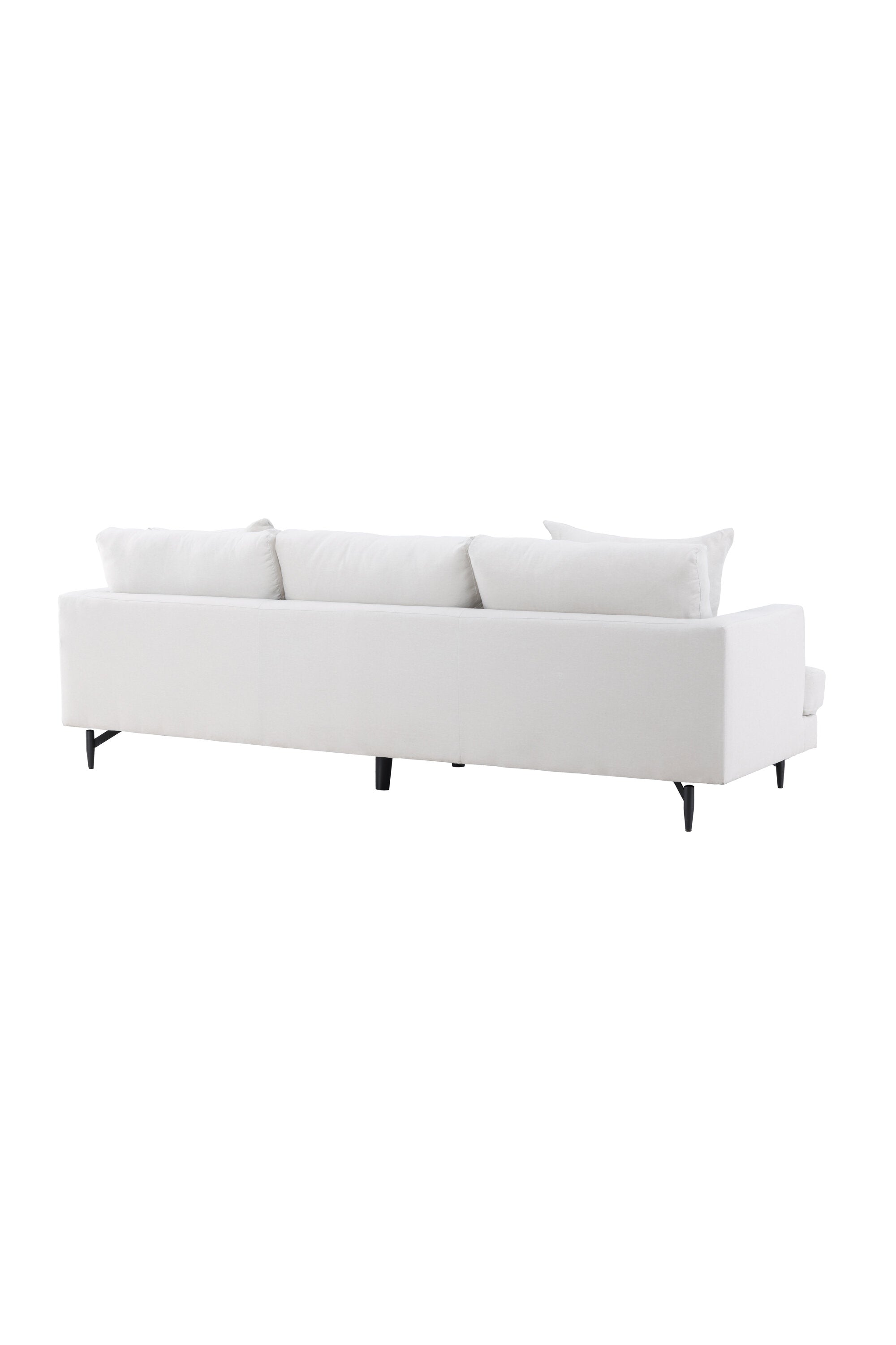 Sofia 3-Seat Sofa in Beige/Schwarz präsentiert im Onlineshop von KAQTU Design AG. 3er Sofa ist von Venture Home