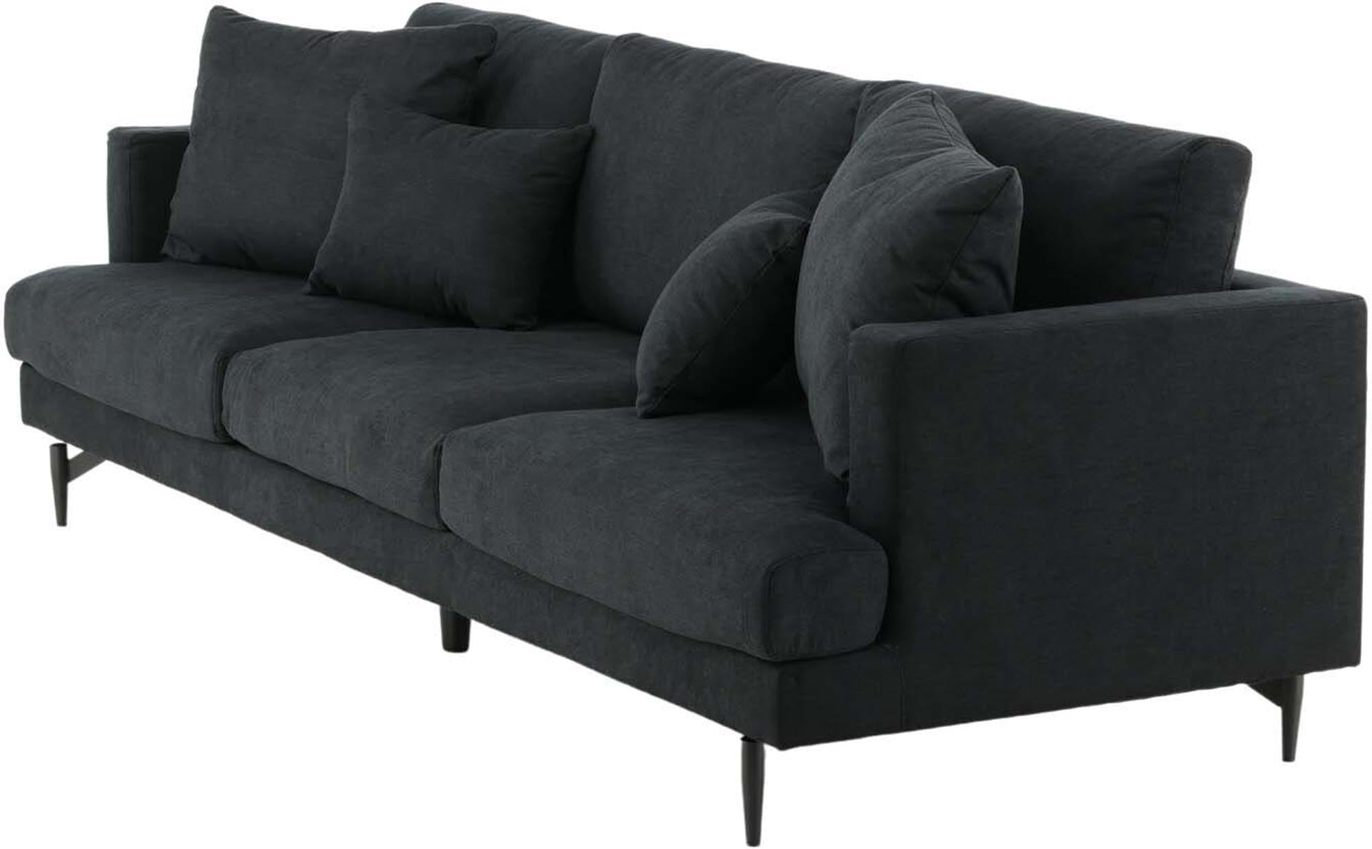 Entdecken Sie das Sofia Sofa von Venture Home: Ein stilvolles 3er Sofa aus hochwertigem Cord-Stoff, das Komfort und Eleganz vereint.