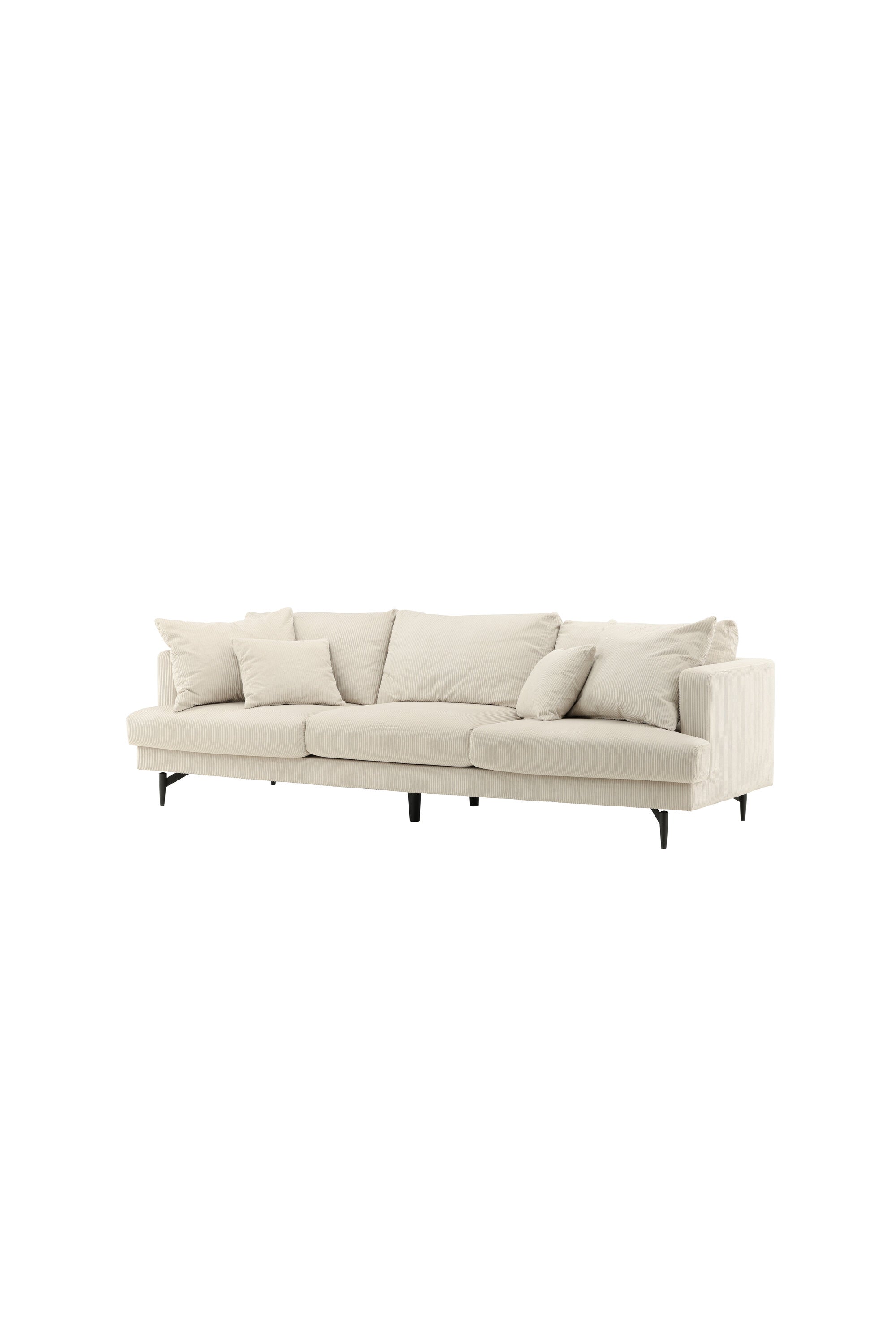 Sofia Sofa in Beige präsentiert im Onlineshop von KAQTU Design AG. 3er Sofa ist von Venture Home