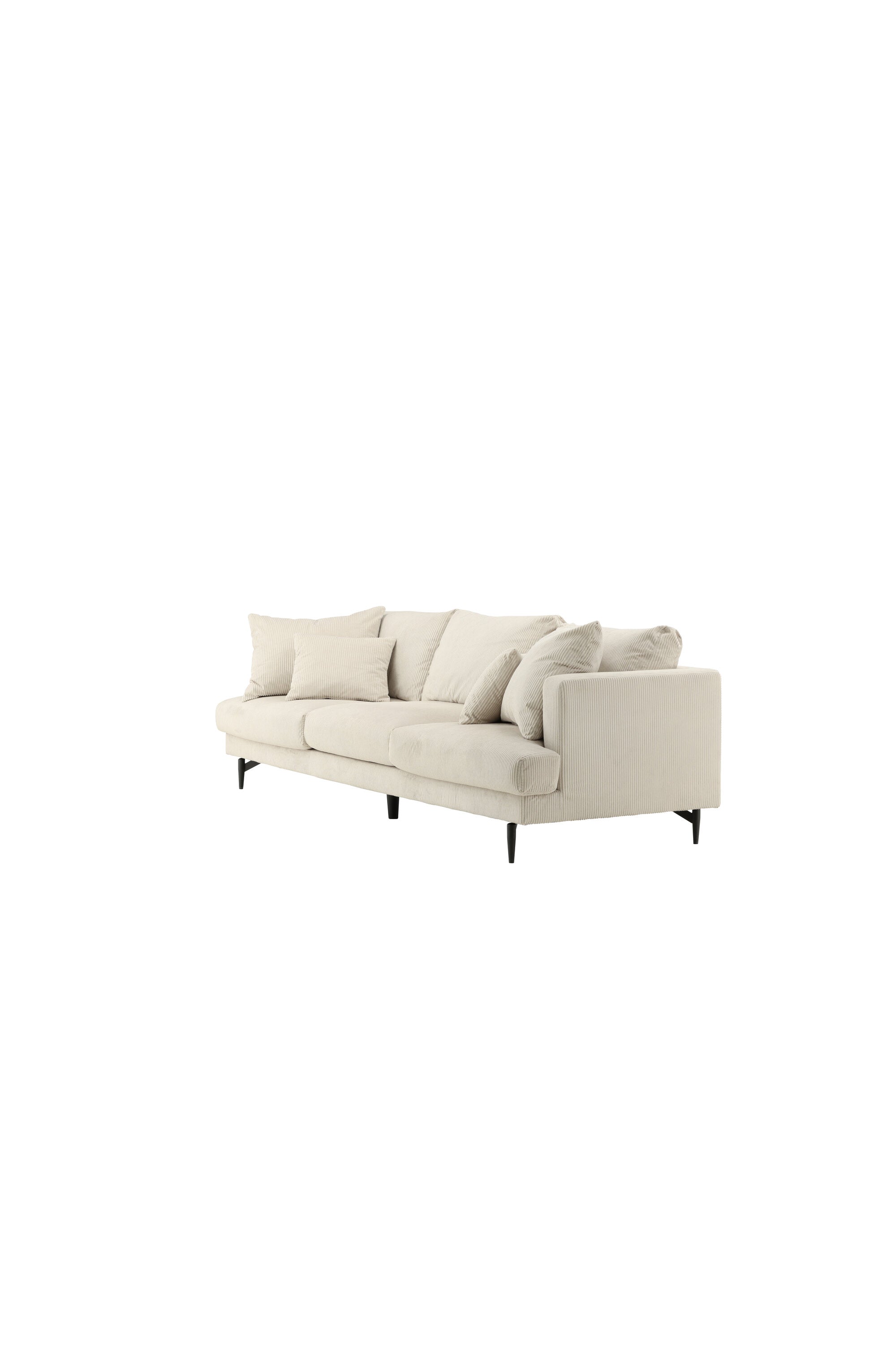 Sofia Sofa in Beige präsentiert im Onlineshop von KAQTU Design AG. 3er Sofa ist von Venture Home