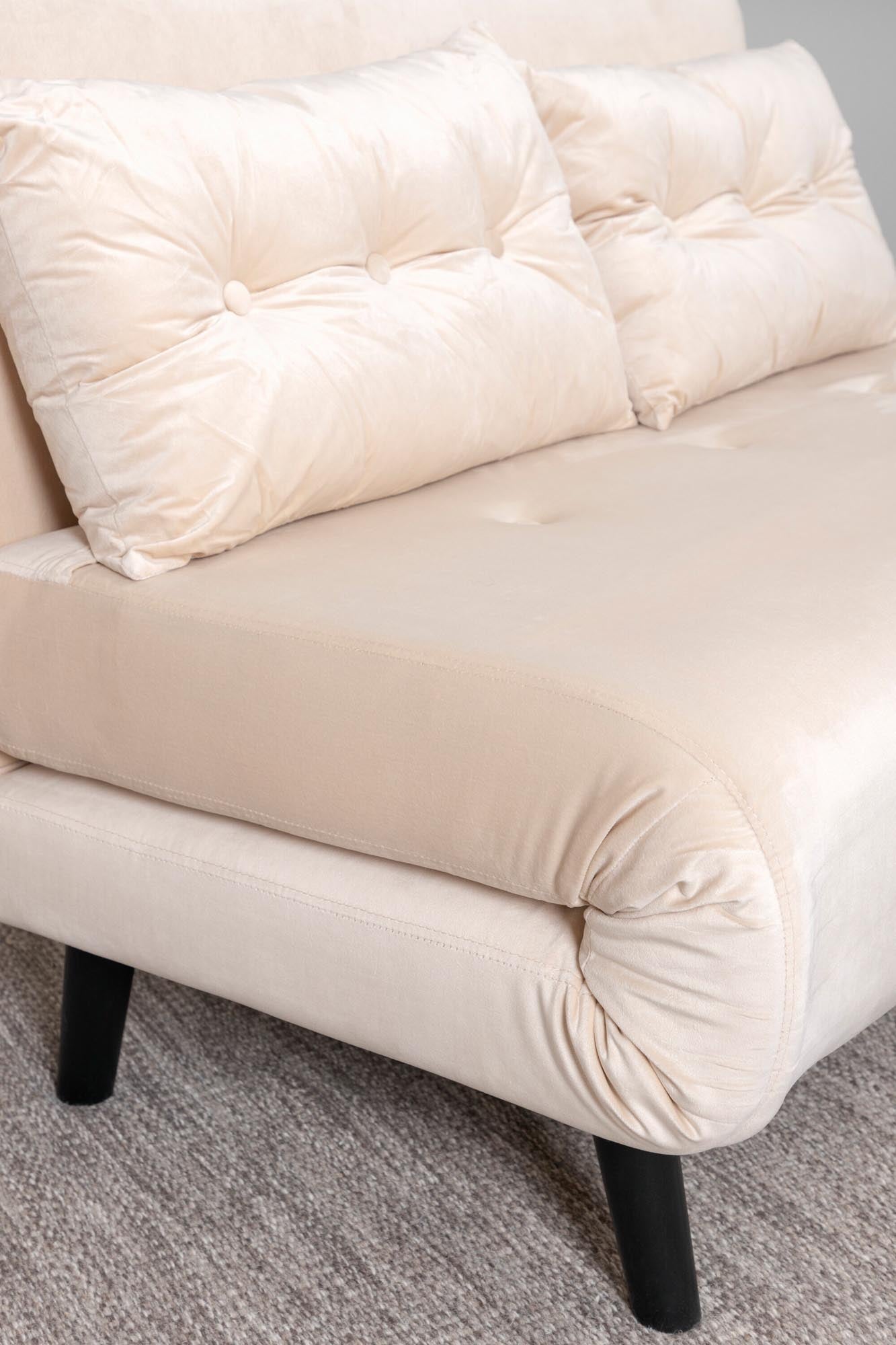 Vicky Bettsofa in Beige präsentiert im Onlineshop von KAQTU Design AG. Bettsofa ist von Venture Home