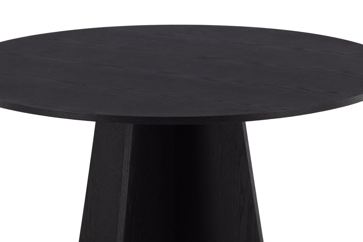 Bootcut Esstisch rund in Schwarz präsentiert im Onlineshop von KAQTU Design AG. Esstisch ist von Venture Home