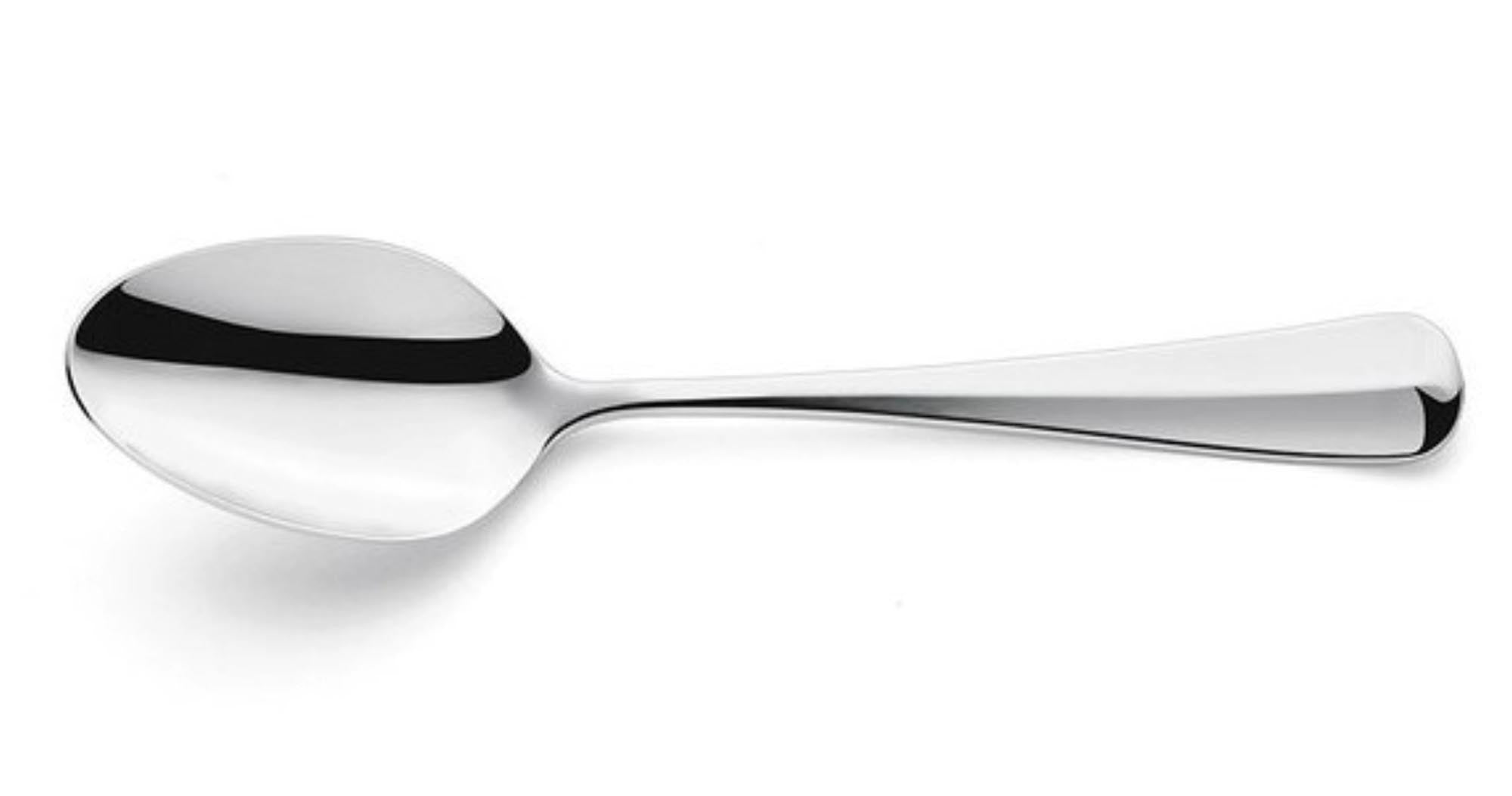 Eleganter Amefa Dessertlöffel aus 18/10 Edelstahl, hochglänzend, korrosionsbeständig, ergonomisch, ideal für Desserts.