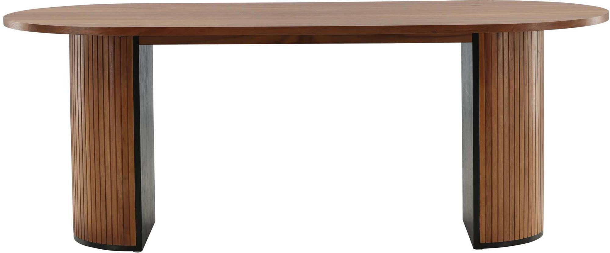 Bianca Tisch in Nussbaum präsentiert im Onlineshop von KAQTU Design AG. Esstisch ist von Venture Home