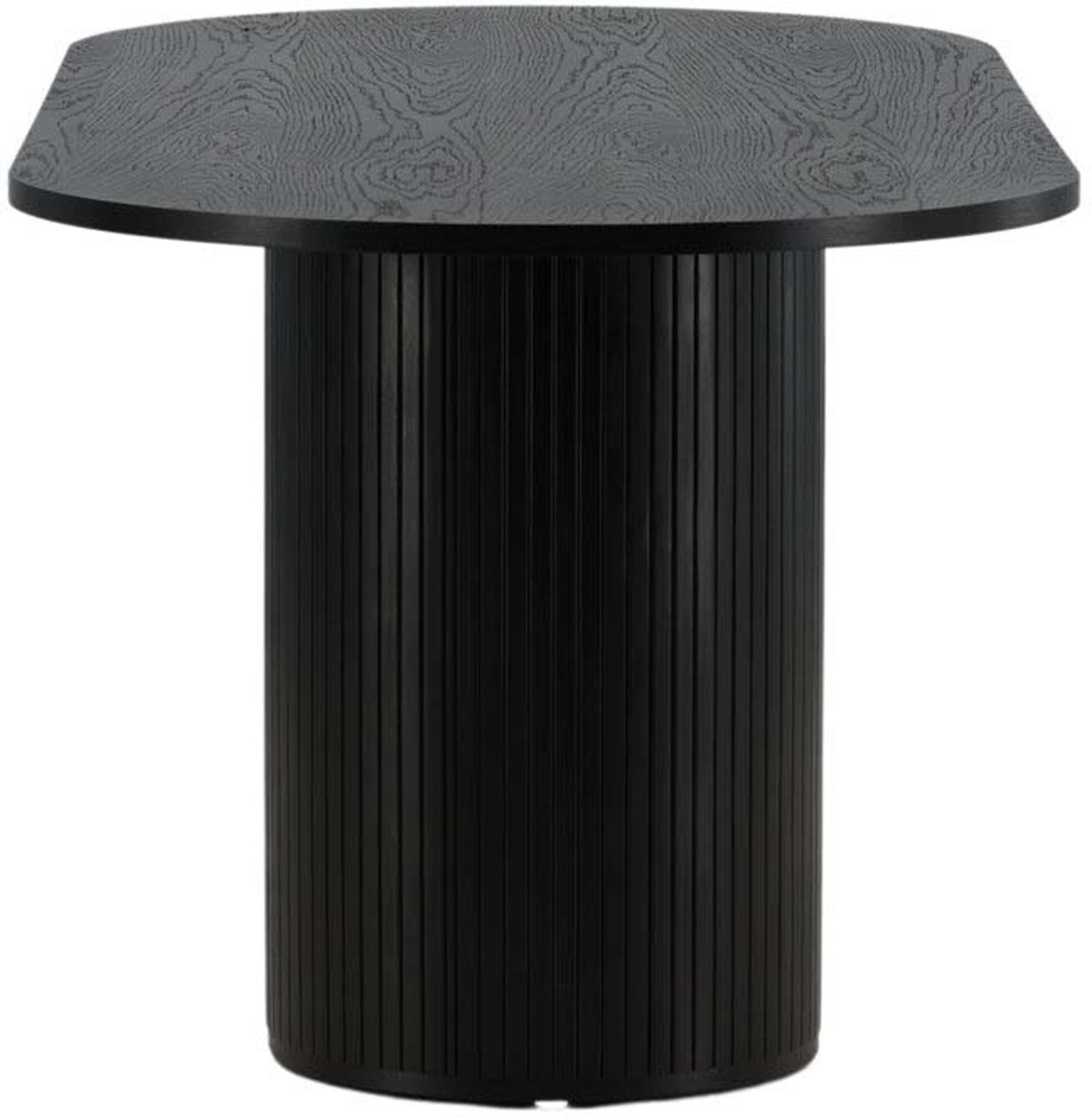 Moderner Bianca Tisch von Venture Home in stilvollem Schwarz.