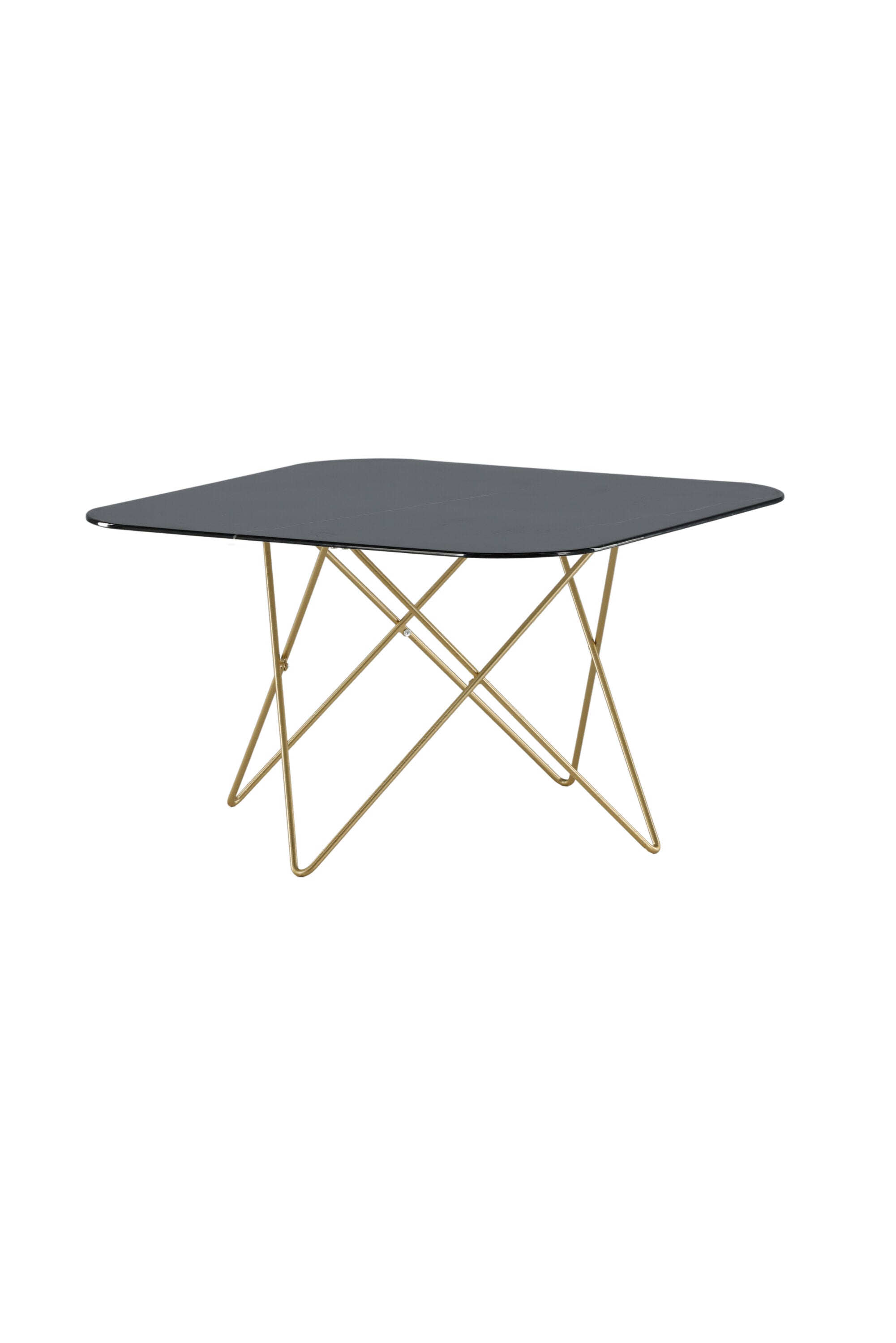 Tristar Beistelltisch in Schwarz / Gold präsentiert im Onlineshop von KAQTU Design AG. Beistelltisch ist von Venture Home