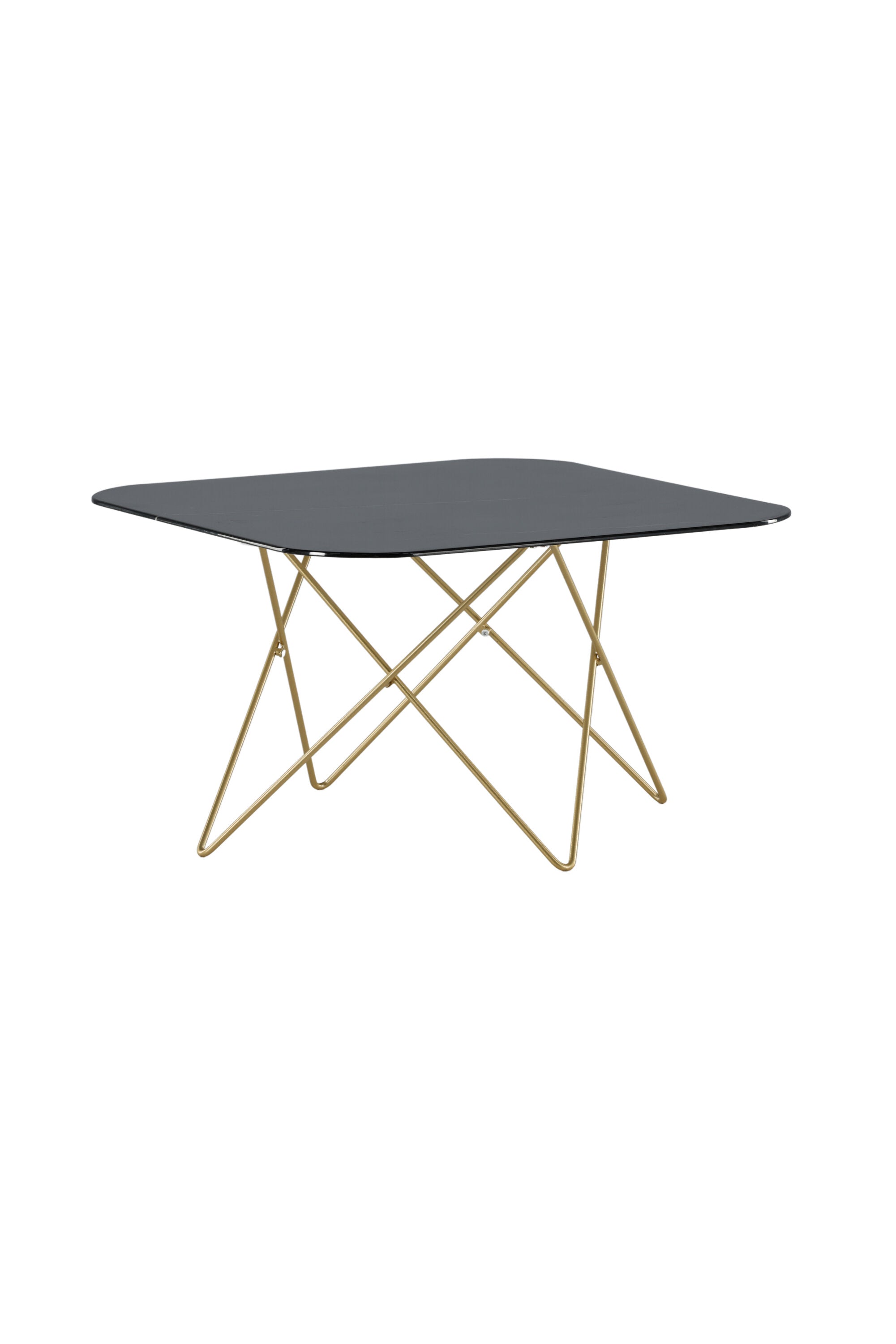 Tristar Beistelltisch in Schwarz / Gold präsentiert im Onlineshop von KAQTU Design AG. Beistelltisch ist von Venture Home