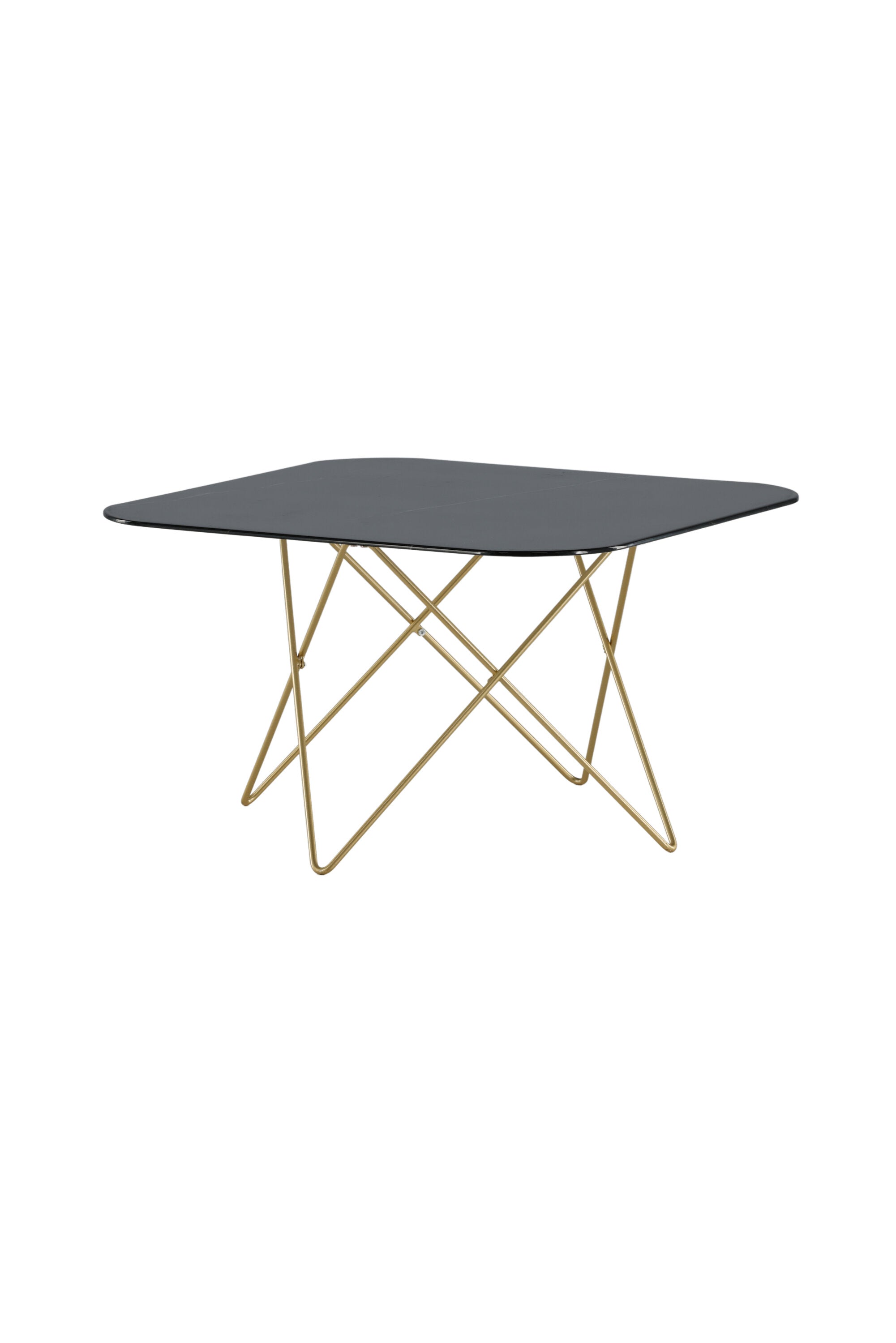 Tristar Beistelltisch in Schwarz / Gold präsentiert im Onlineshop von KAQTU Design AG. Beistelltisch ist von Venture Home