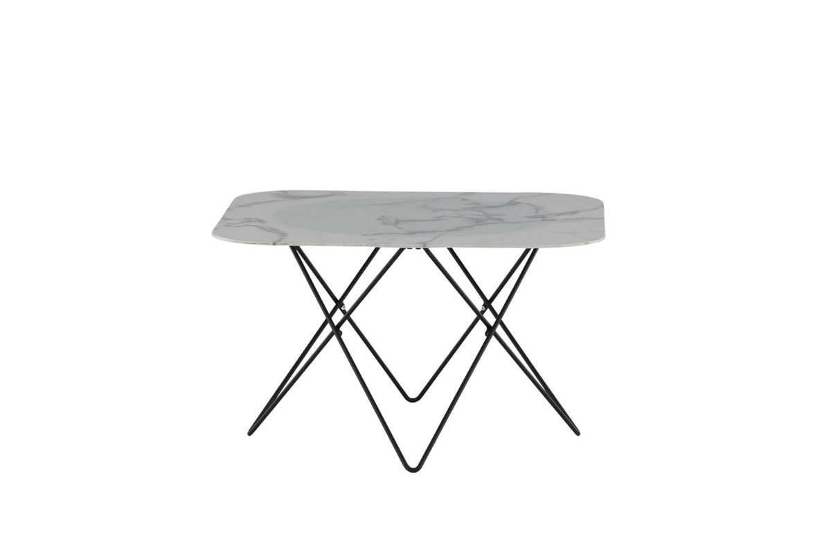Tristar Beistelltisch in Weiss / Schwarz präsentiert im Onlineshop von KAQTU Design AG. Beistelltisch ist von Venture Home