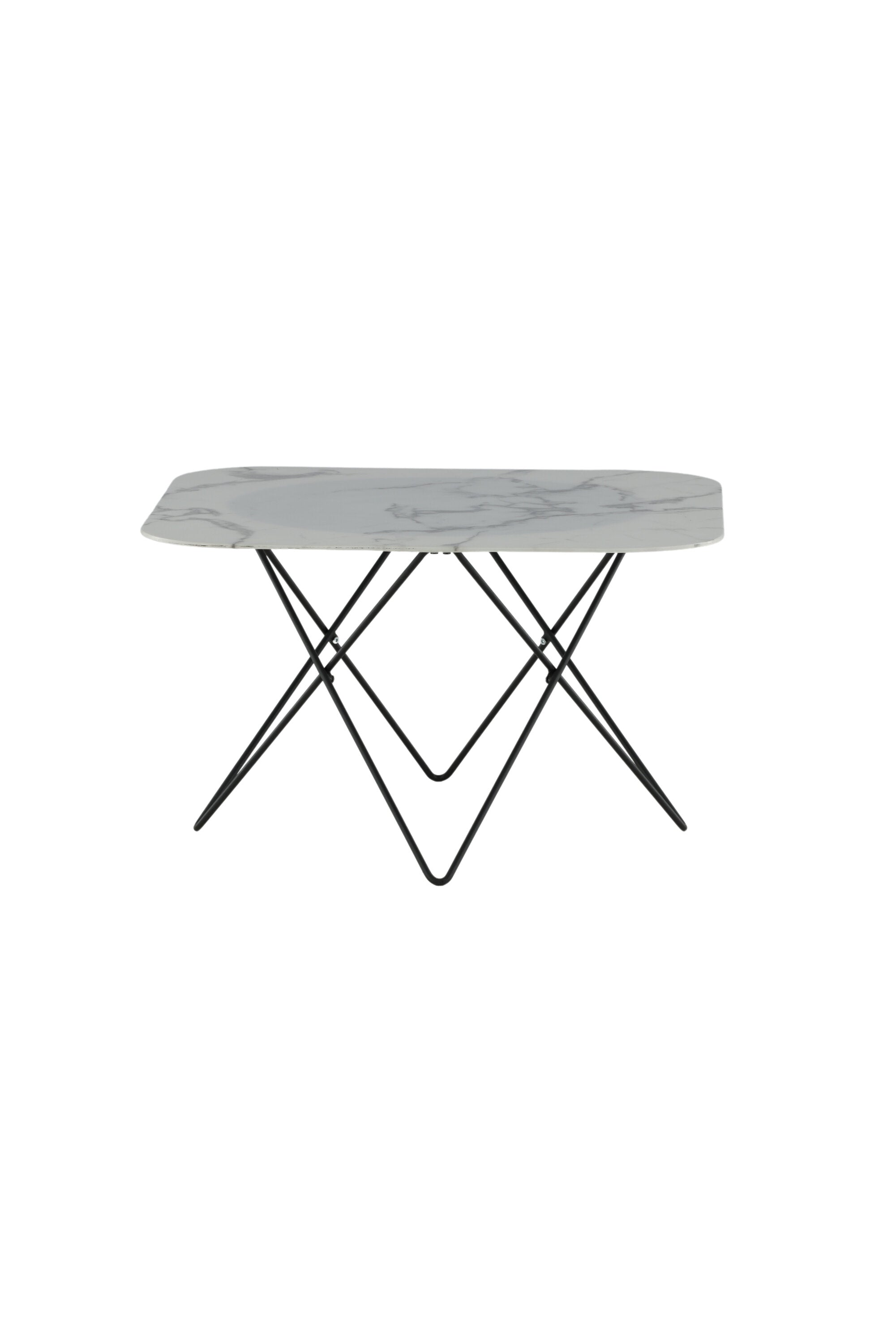 Tristar Beistelltisch in Weiss / Schwarz präsentiert im Onlineshop von KAQTU Design AG. Beistelltisch ist von Venture Home