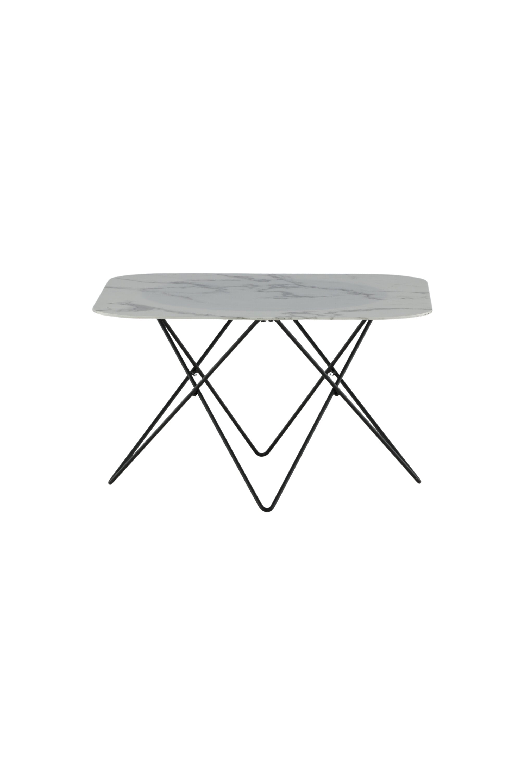 Tristar Beistelltisch in Weiss / Schwarz präsentiert im Onlineshop von KAQTU Design AG. Beistelltisch ist von Venture Home