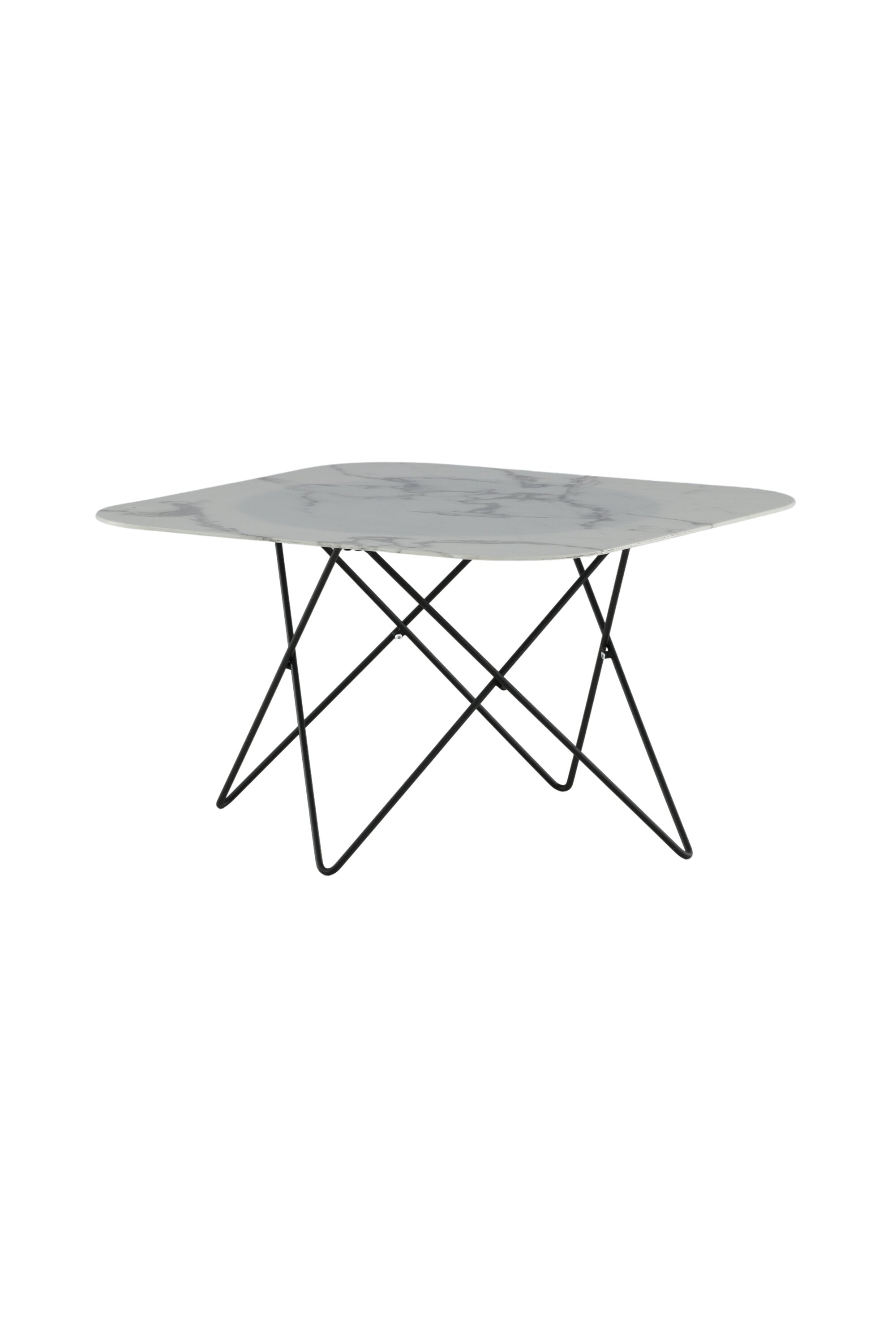 Tristar Beistelltisch in Weiss / Schwarz präsentiert im Onlineshop von KAQTU Design AG. Beistelltisch ist von Venture Home