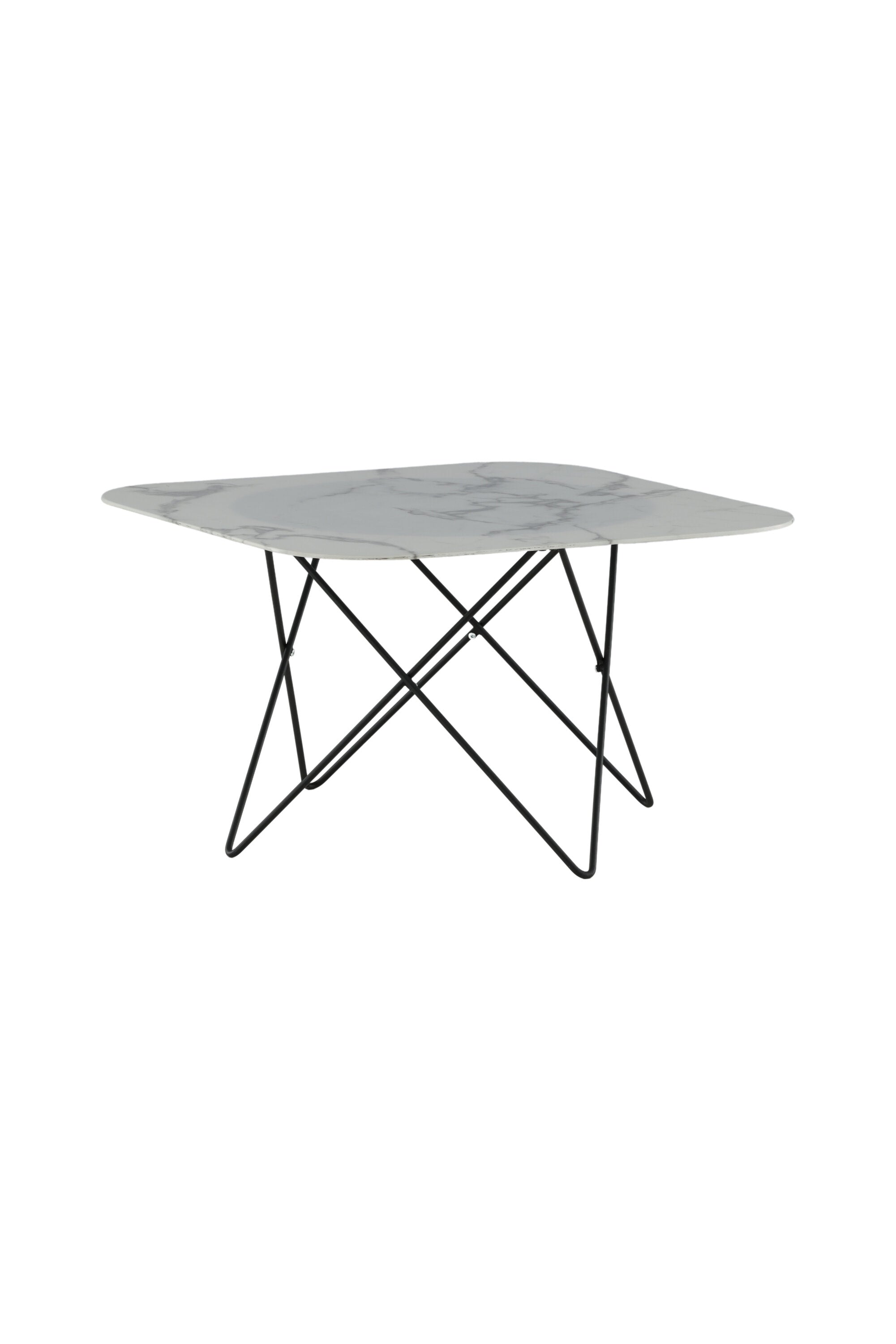 Tristar Beistelltisch in Weiss / Schwarz präsentiert im Onlineshop von KAQTU Design AG. Beistelltisch ist von Venture Home