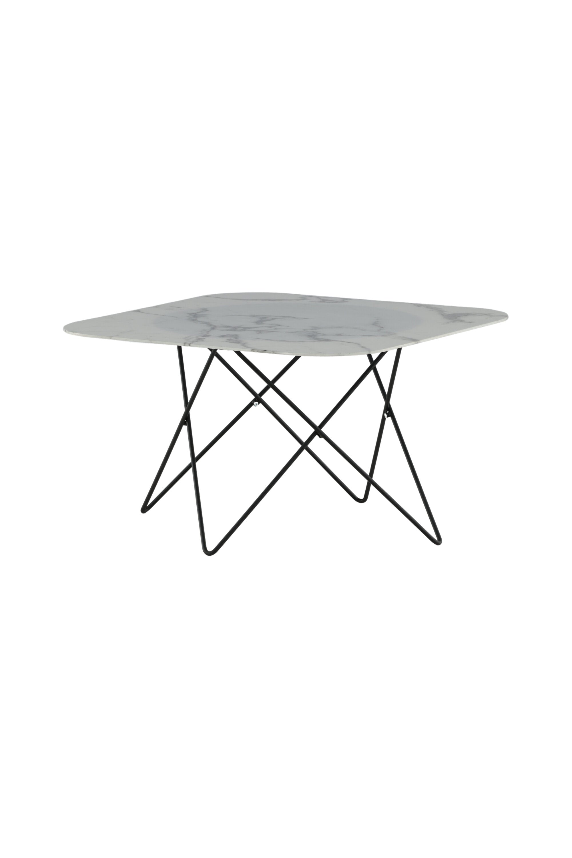 Tristar Beistelltisch in Weiss / Schwarz präsentiert im Onlineshop von KAQTU Design AG. Beistelltisch ist von Venture Home