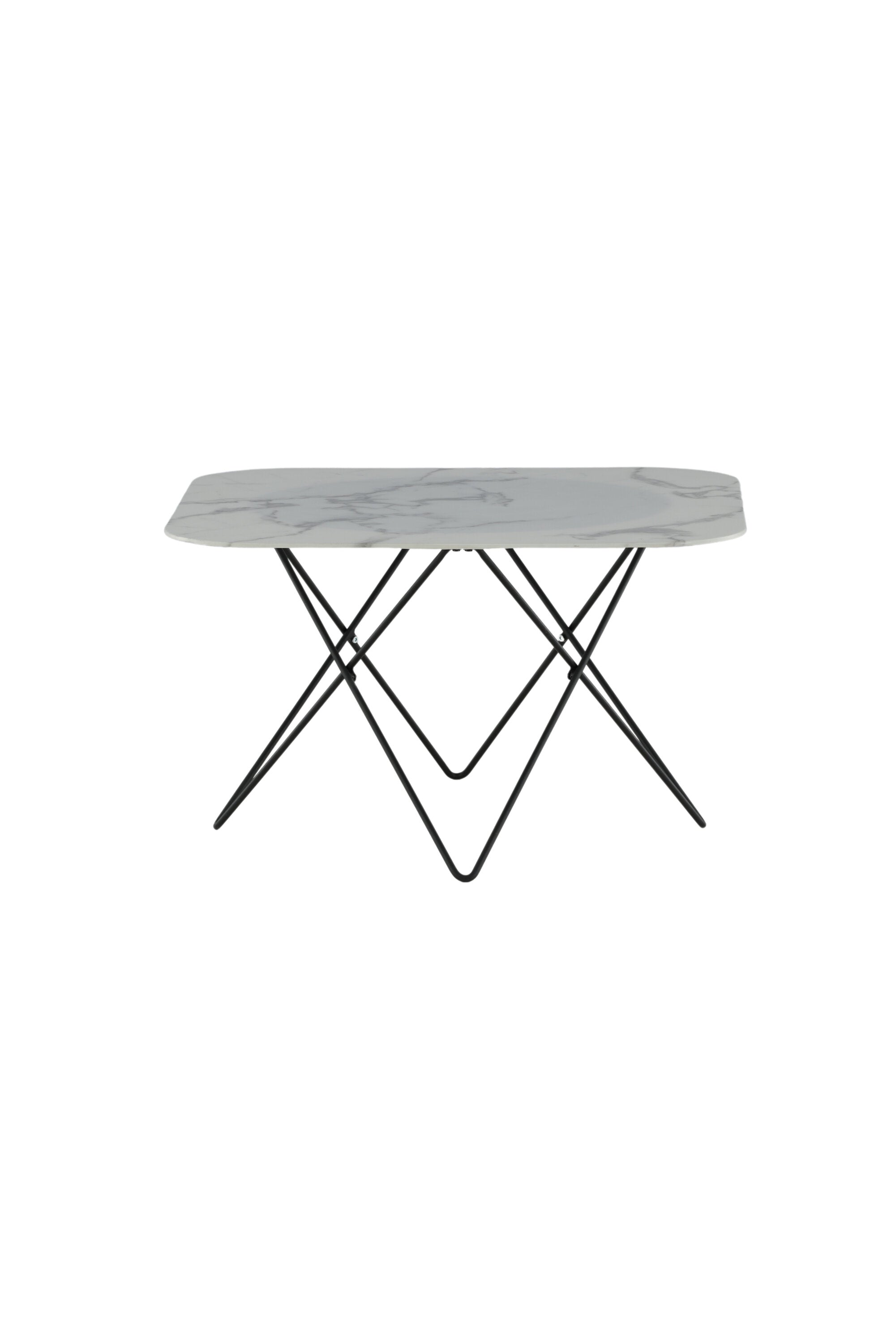Tristar Beistelltisch in Weiss / Schwarz präsentiert im Onlineshop von KAQTU Design AG. Beistelltisch ist von Venture Home