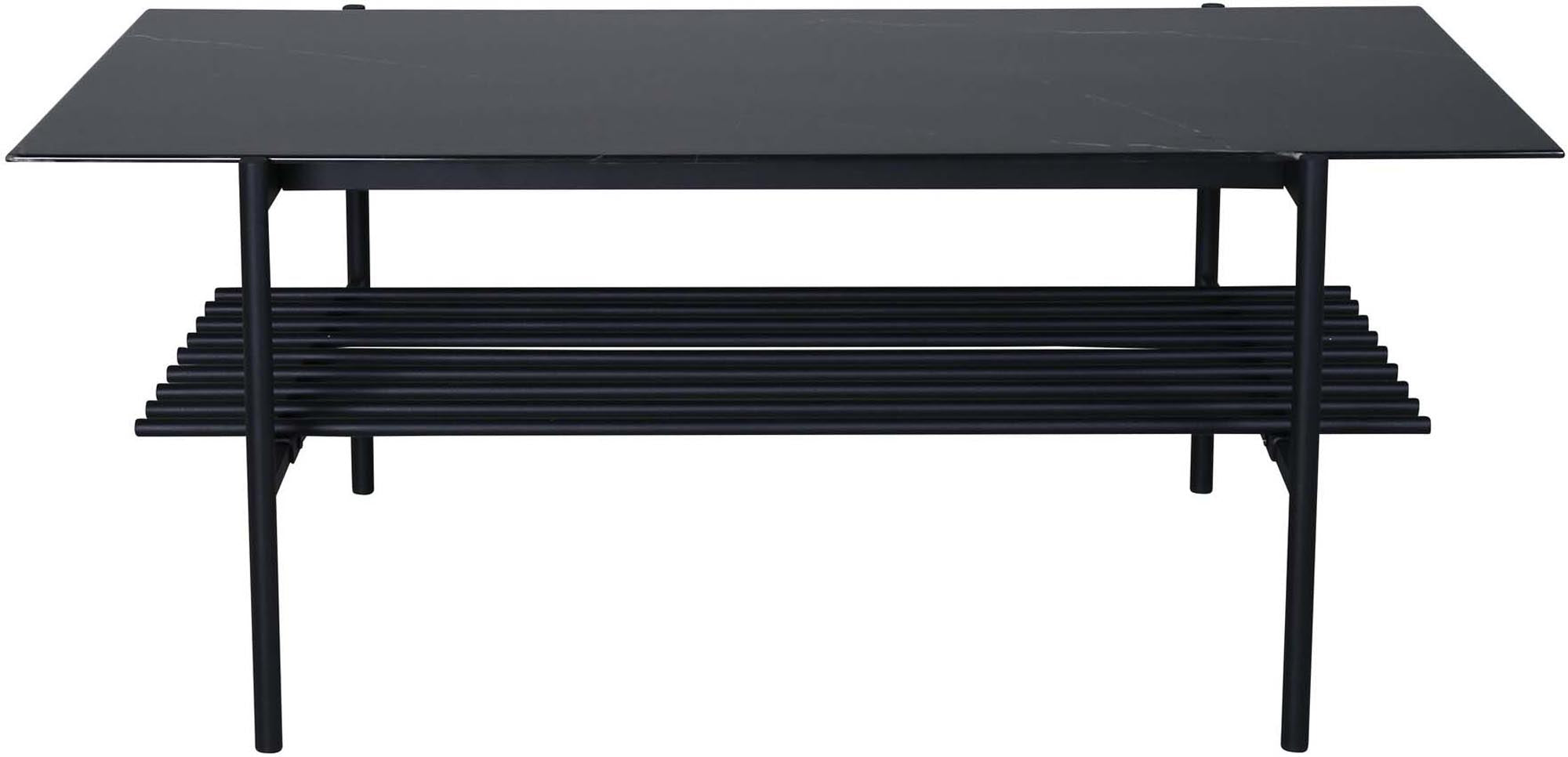 Entdecken Sie den eleganten Staf Coffee Tisch Rechteckig von Venture Home. Modernes Design, Marmorglas und Metall für stilvolle Wohnzimmer.