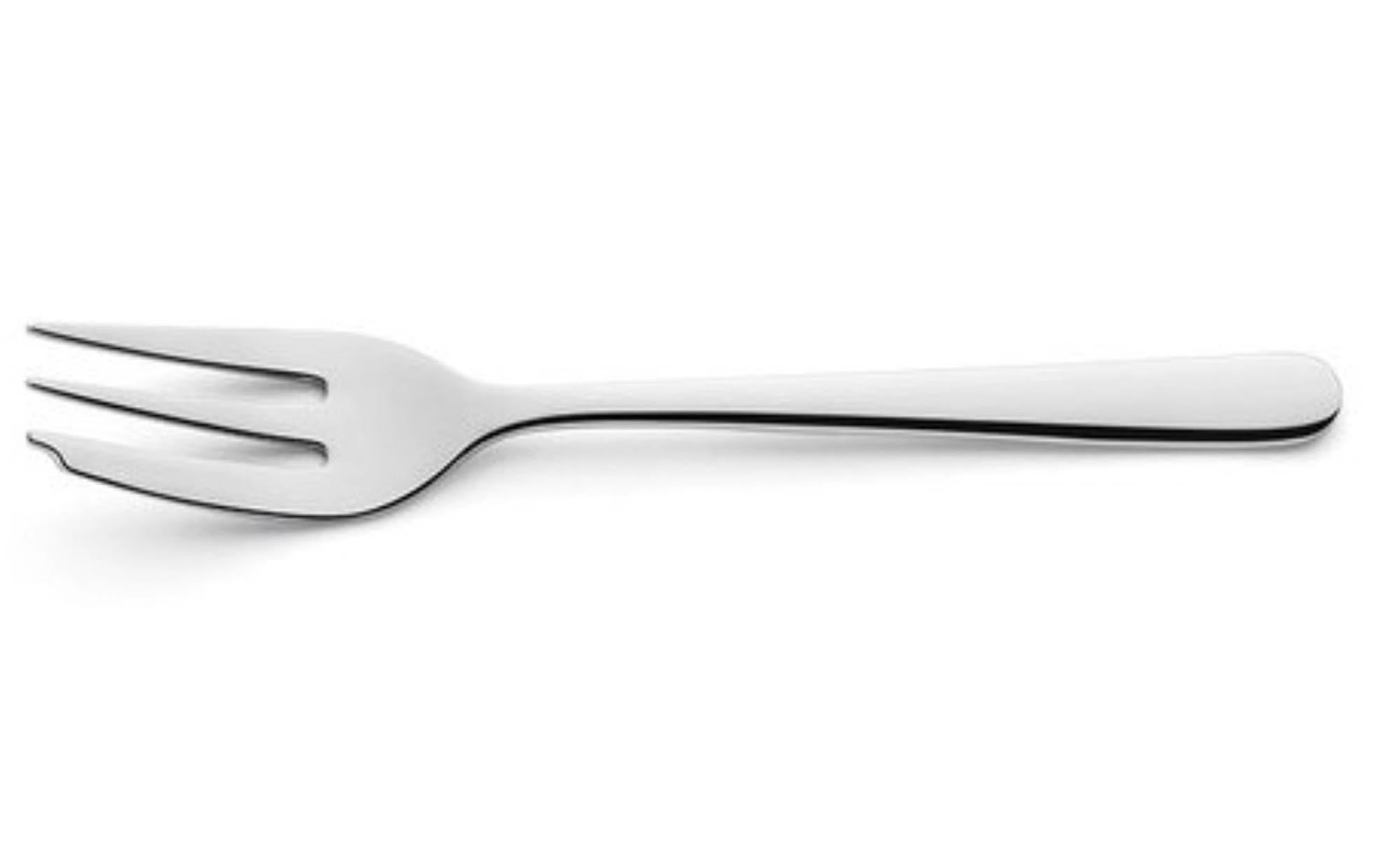 Elegante Amefa Lido Kuchengabel 18/10, hochglänzend, aus langlebigem Edelstahl, ideal für Kuchen und Torten. Perfekt für jeden Anlass.
