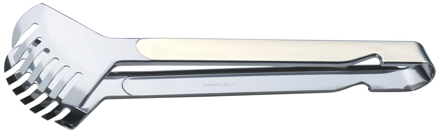 Elegante Buffet Servierzange aus hochwertigem 18/10 Edelstahl, 29 cm lang, ideal für das stilvolle Servieren von Speisen bei Buffets.