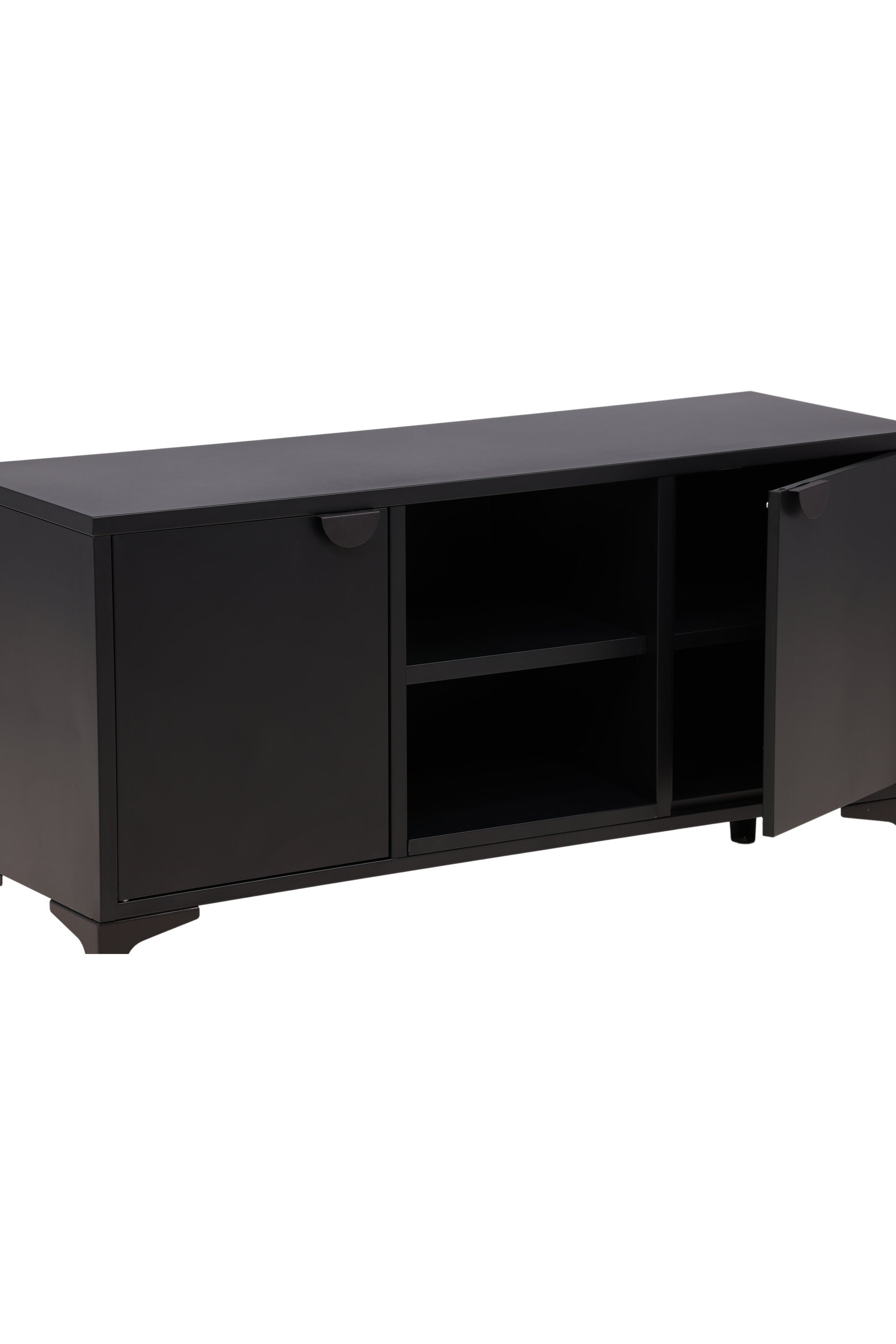 Piring TV Ständer in Schwarz präsentiert im Onlineshop von KAQTU Design AG. TV-Möbel ist von Venture Home