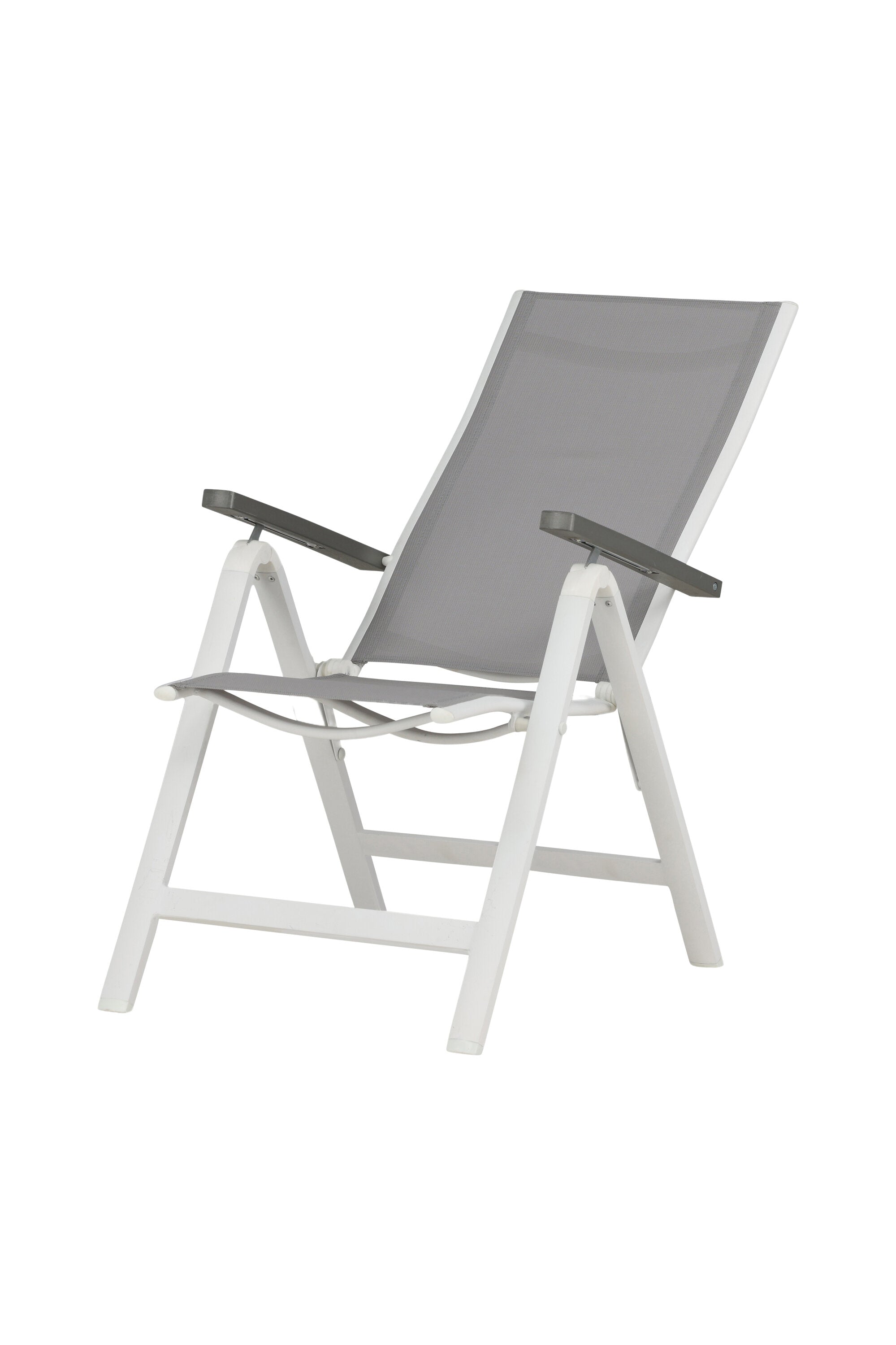 Albany Light Stuhl in Grau präsentiert im Onlineshop von KAQTU Design AG. Gartenstuhl mit Armlehnen ist von Venture Home